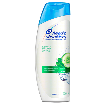 Shampoo Detox da Raiz Head e Shoulders Frasco 200ml