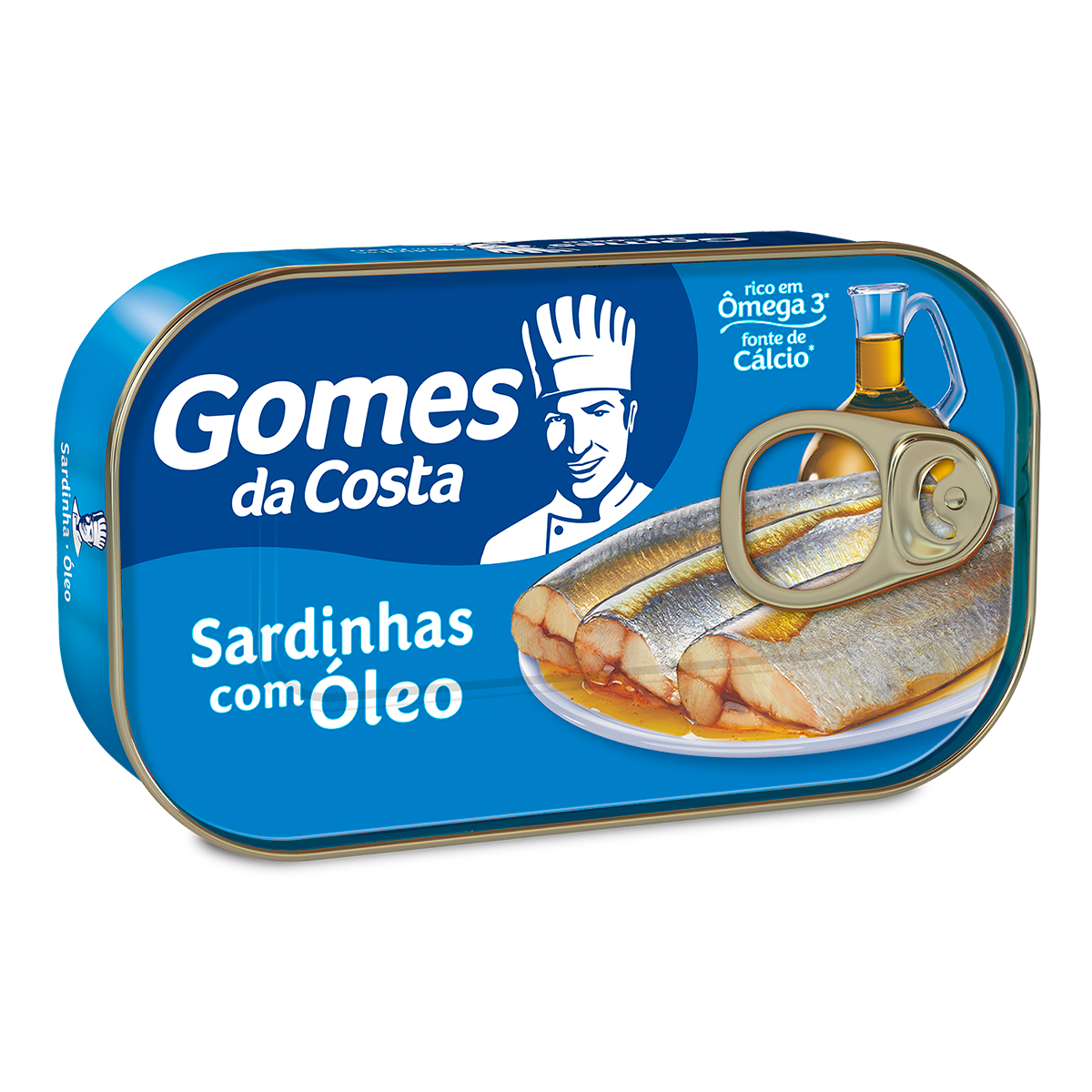 Sardinha com &Oacute;leo Gomes da Costa Lata 125g