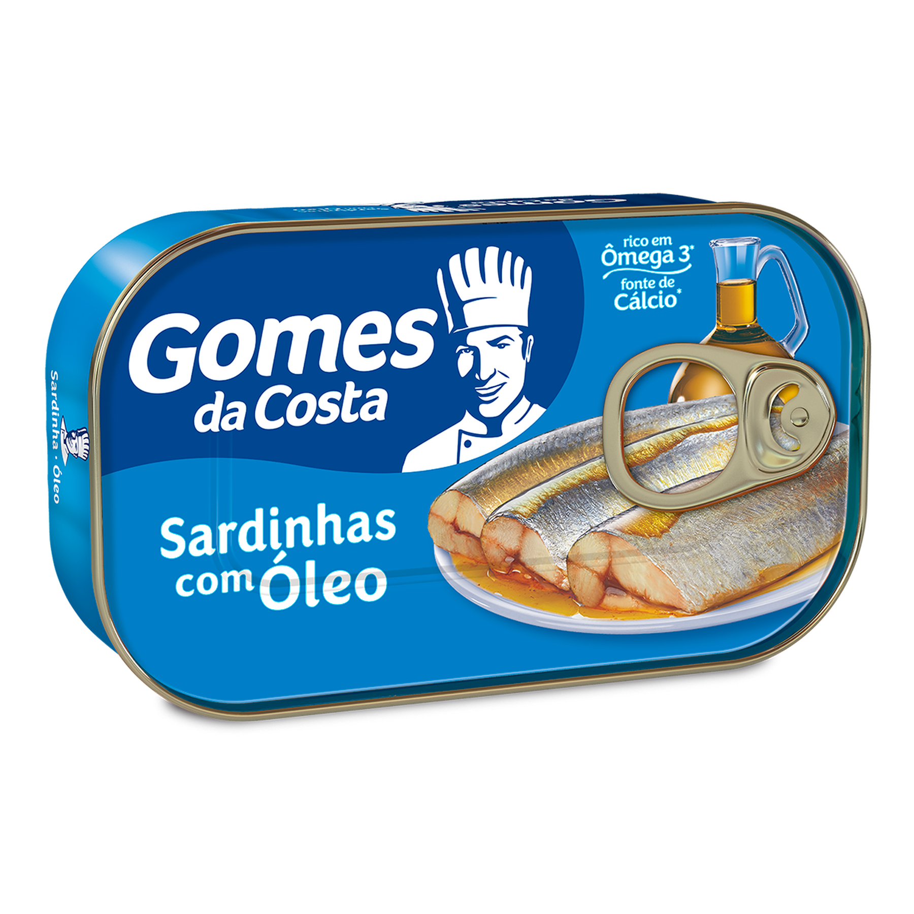 Sardinha com &Oacute;leo Gomes da Costa Lata 125g
