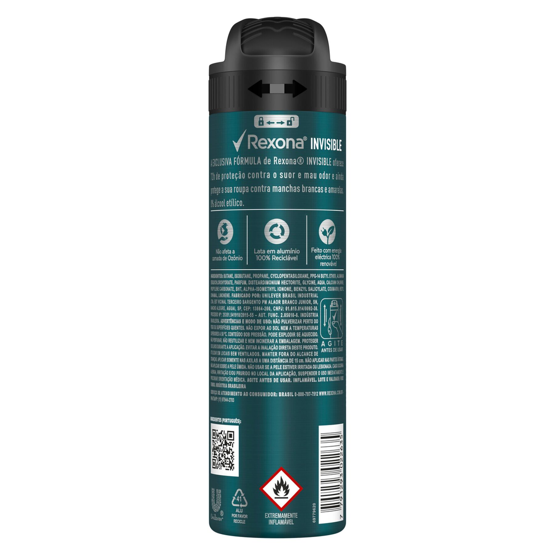 Antitranspirante Rexona Men Invisible 150ml