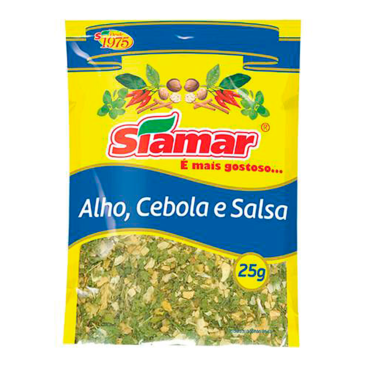 Alho, Cebola e Salsa Siamar 25g