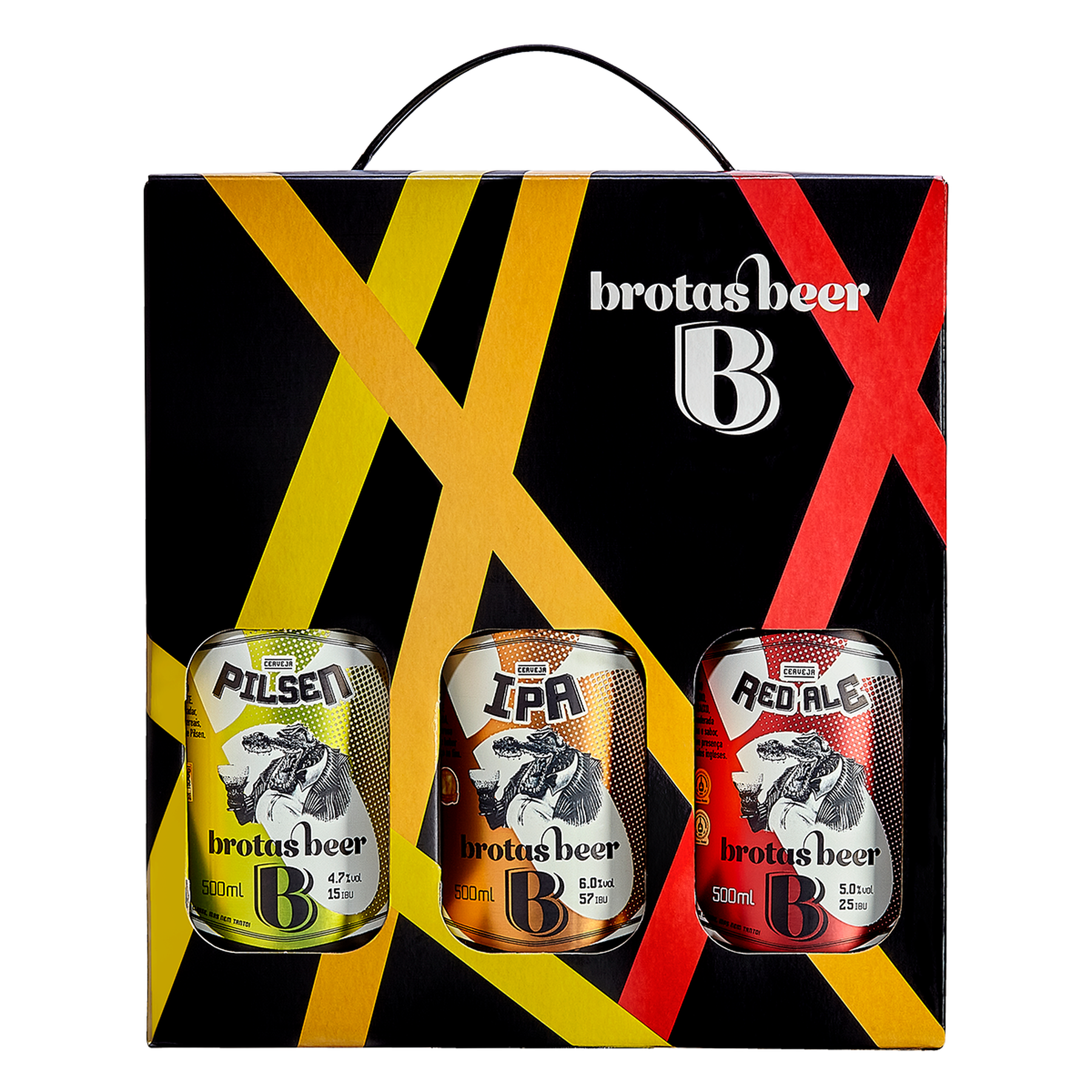 Kit Cerveja Brotas Beer 500ml C/3 Unidades