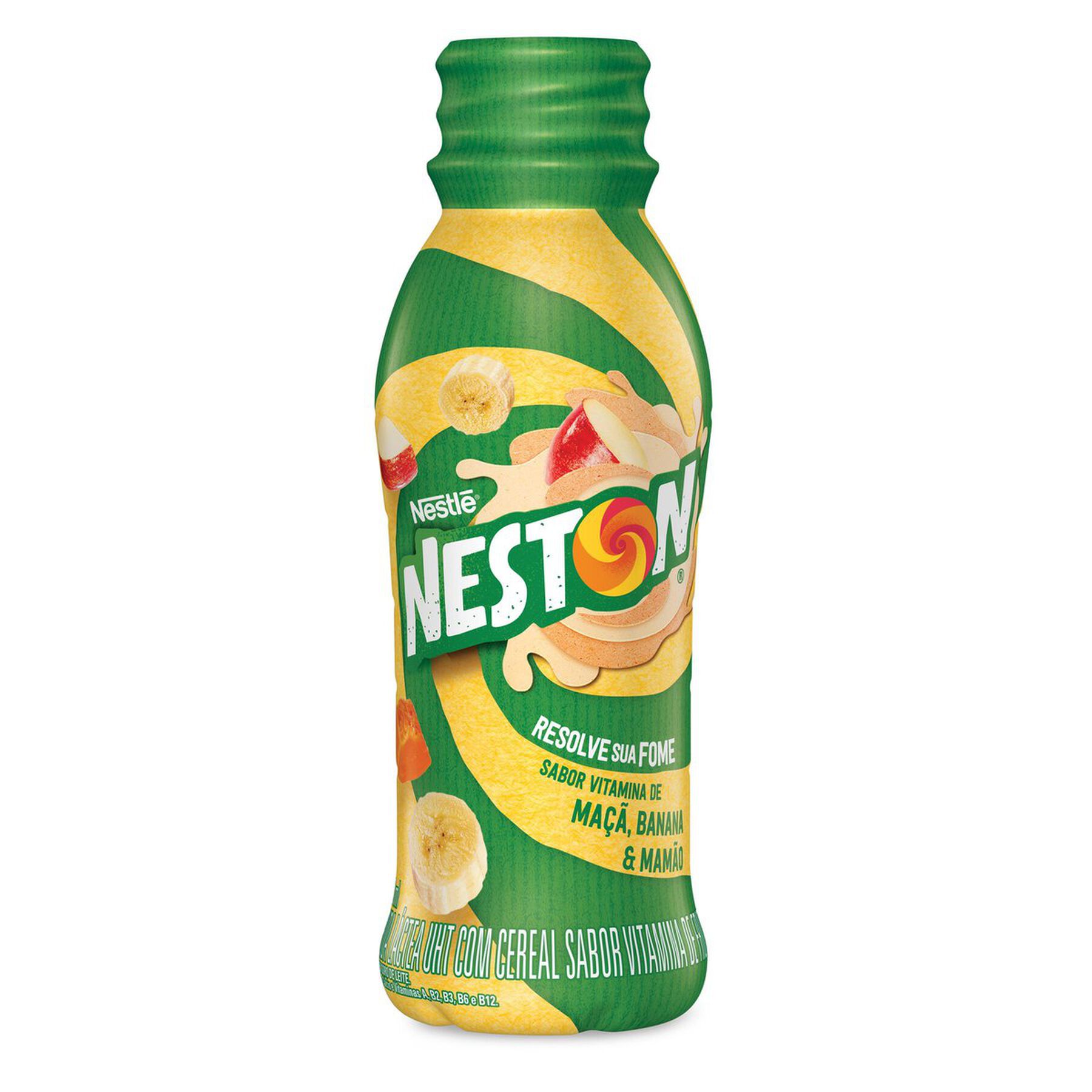 Bebida L&aacute;ctea UHT Vitamina de Ma&ccedil;&atilde;, Banana e Mam&atilde;o Neston Frasco 280ml&nbsp;