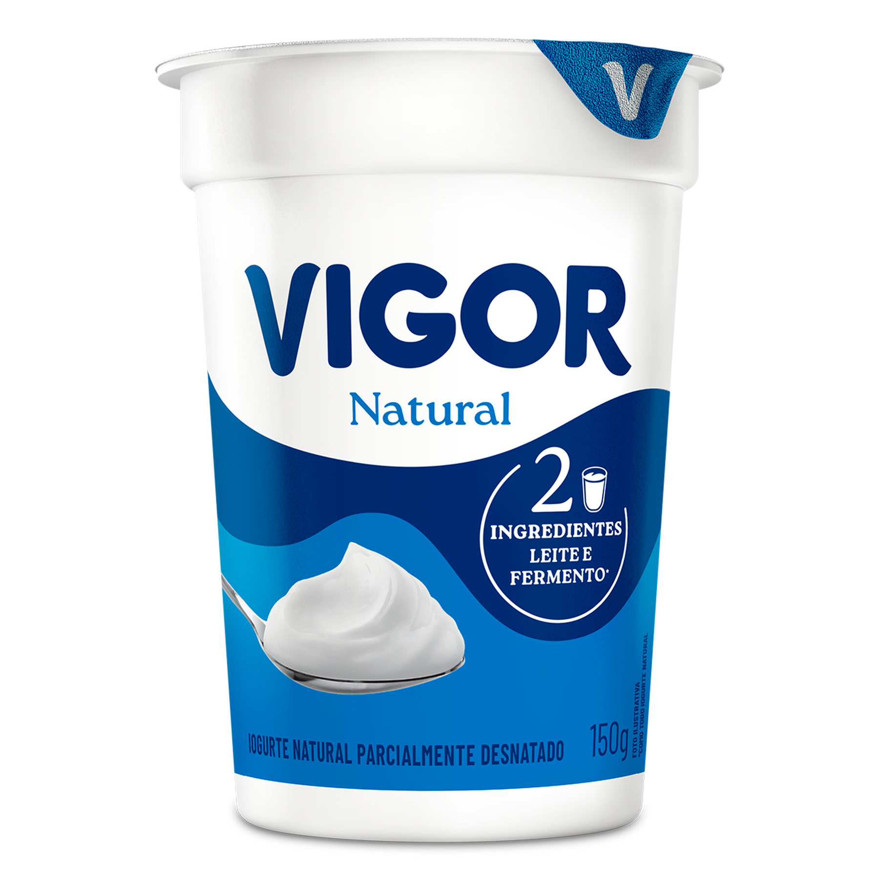 Iogurte Viv Natural Consist&ecirc;ncia Firme Vigor Copo 150g&nbsp;