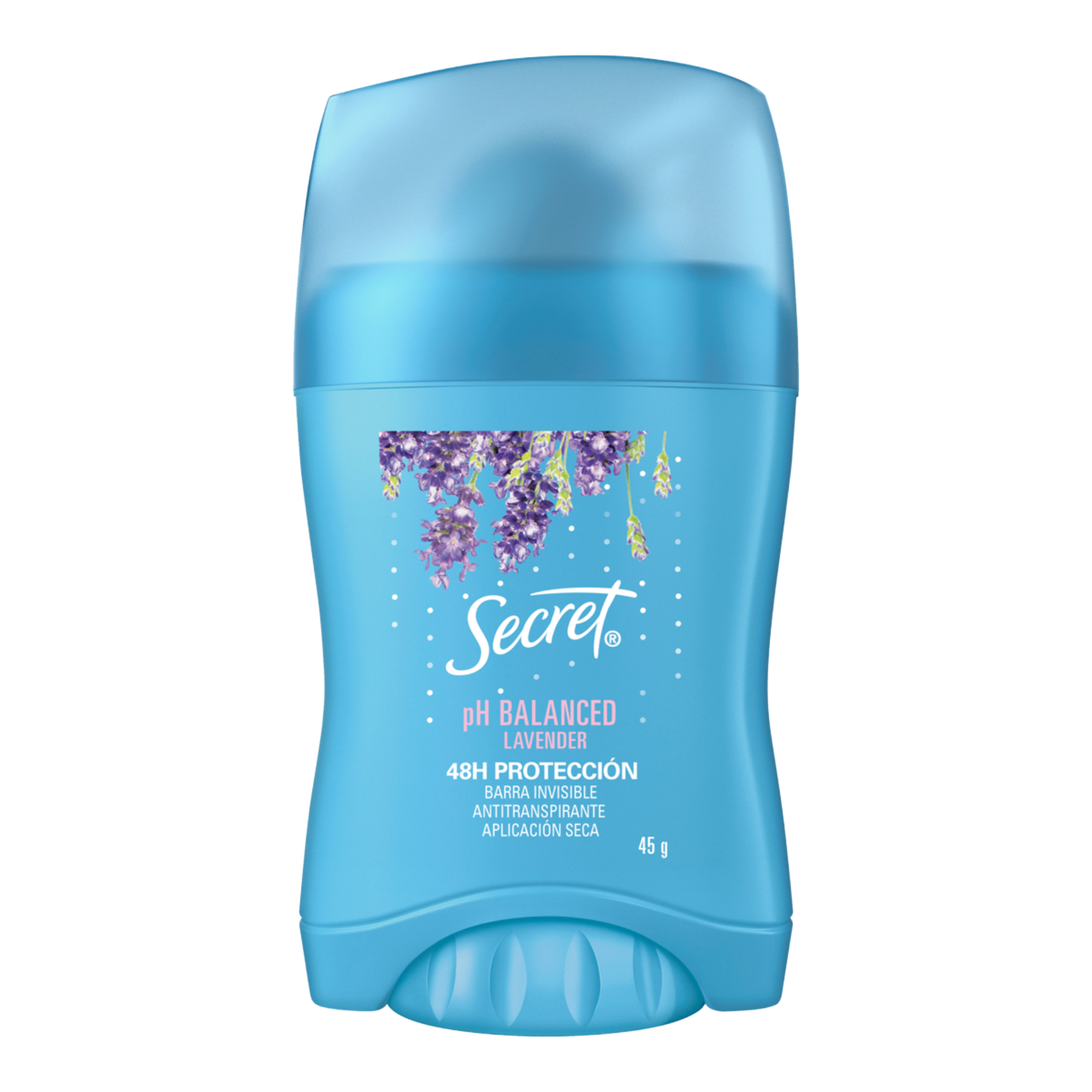 Desodorante Antitranspirante Barra Secret pH Balanced Lavender 45g