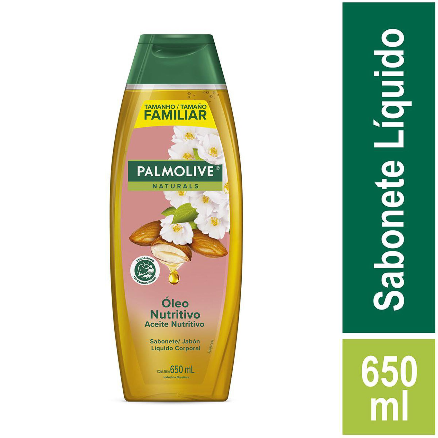 Sabonete Líquido Óleo Nutritivo Palmolive Naturals Frasco 650ml - Embalagem Tamanho Família