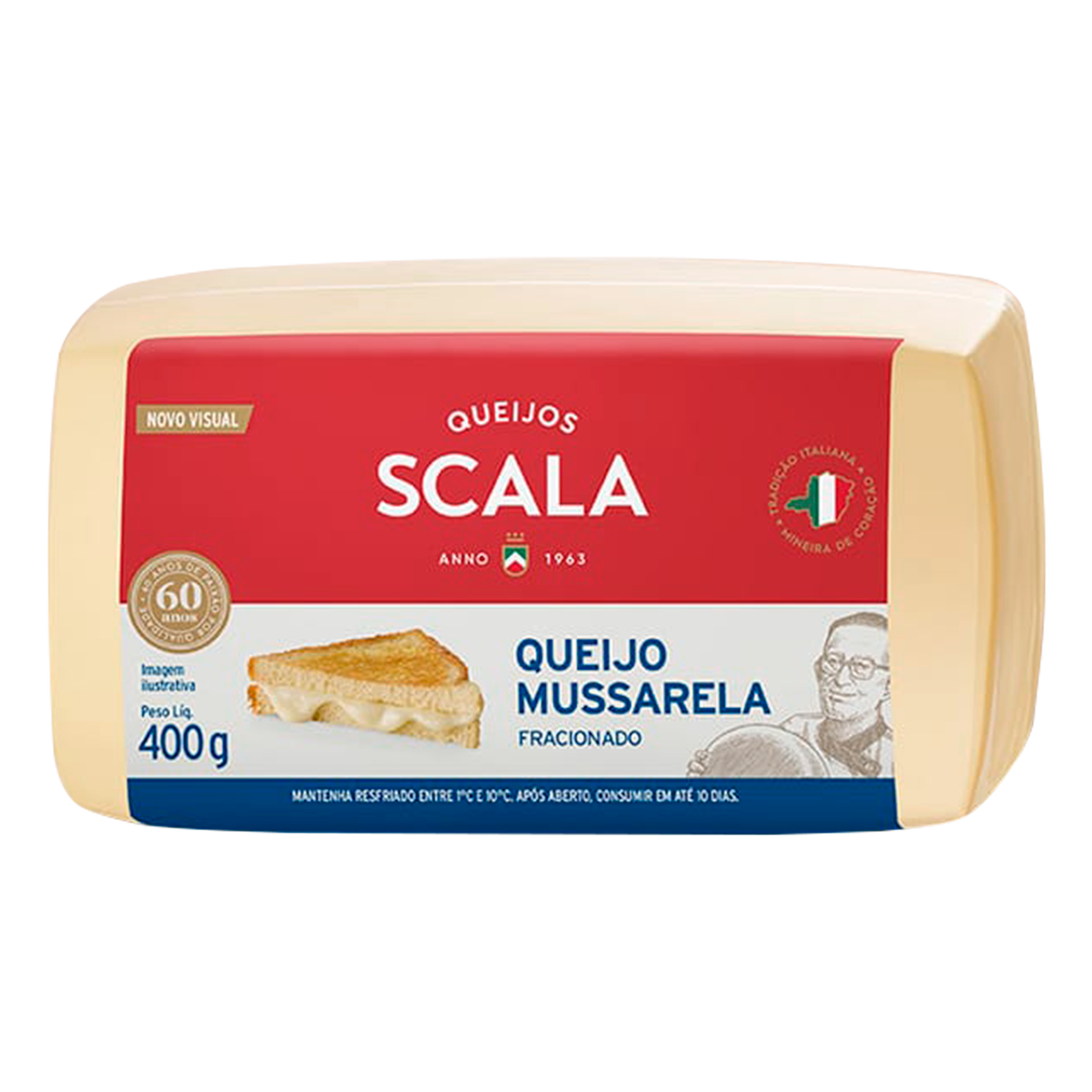 Queijo Mussarela Fracionado Scala 400g