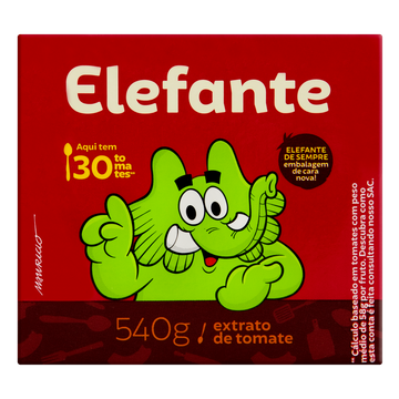 Extrato de Tomate Elefante Caixa 540g