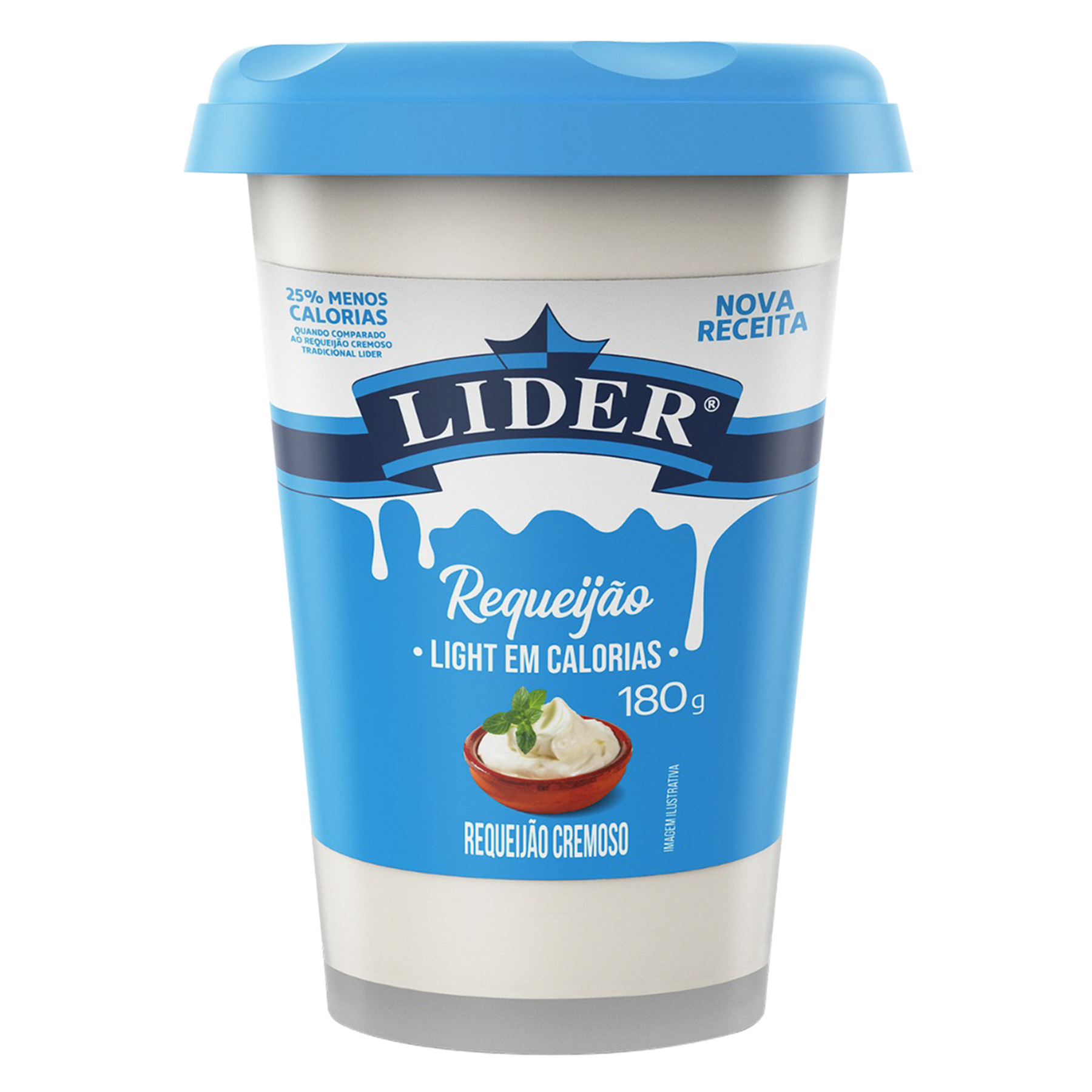 Requeijão Cremoso Light Lider Copo 180g