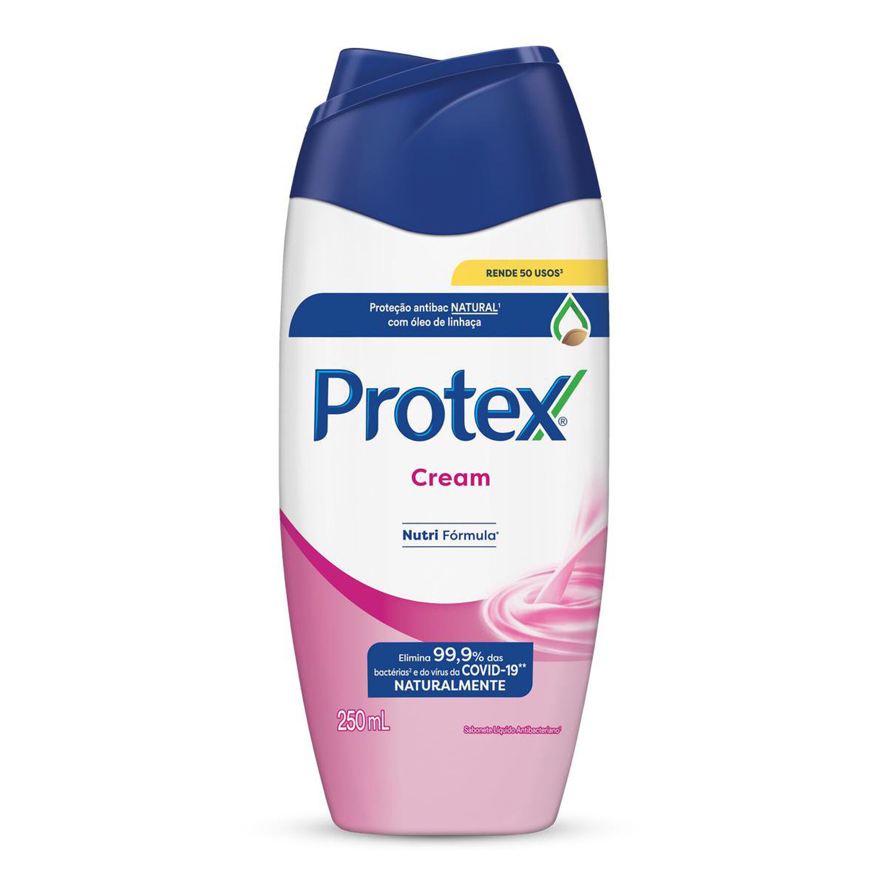 Sabonete Líquido Antibacteriano Cream Protex Frasco 250ml