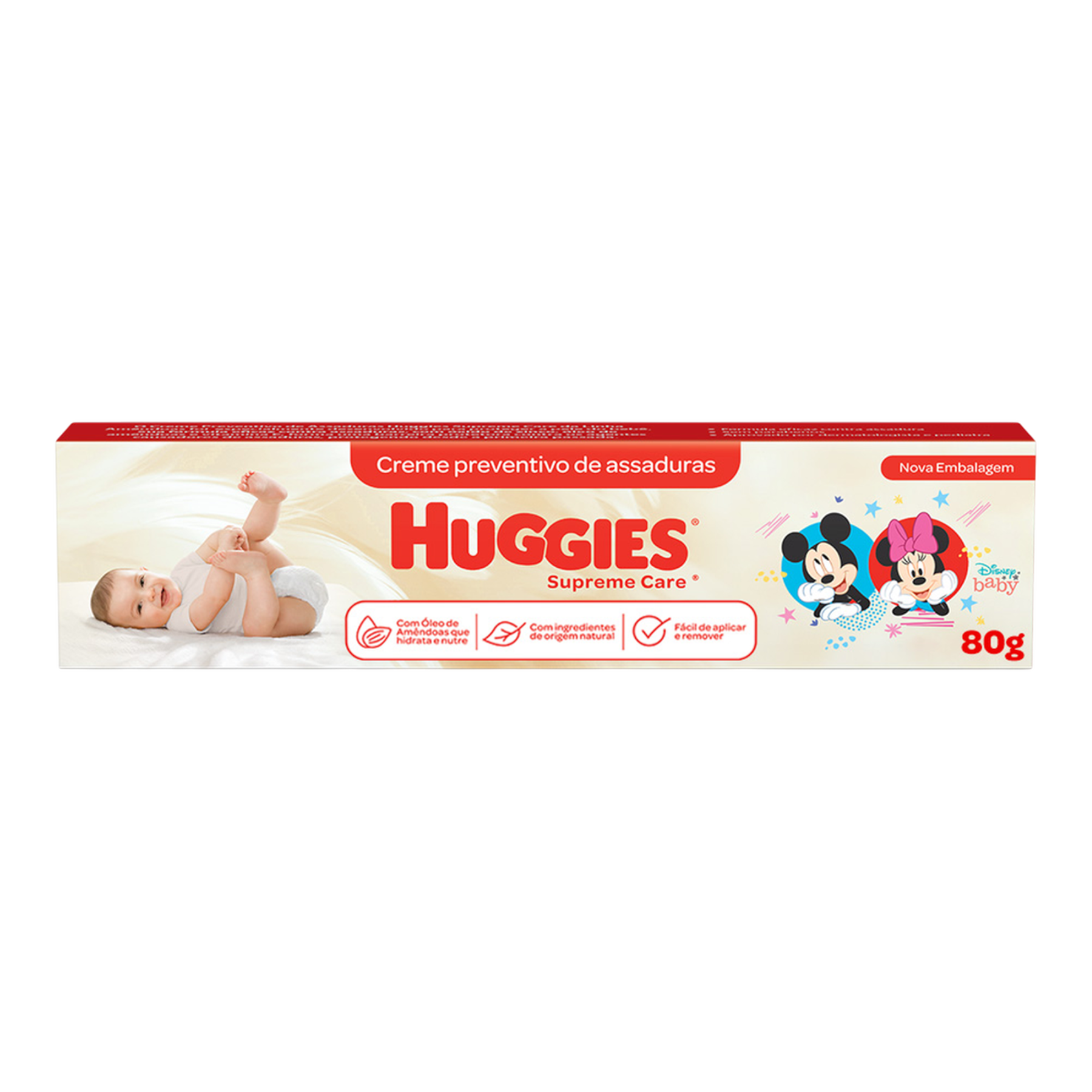 Creme Preventivo de Assaduras Huggies Supreme Care Caixa 80g