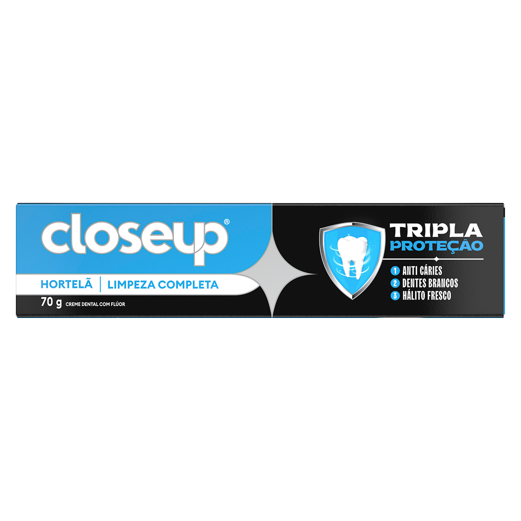 Creme Dental CloseUp Tripla Prote&ccedil;&atilde;o Hortel&atilde; 70g&nbsp;