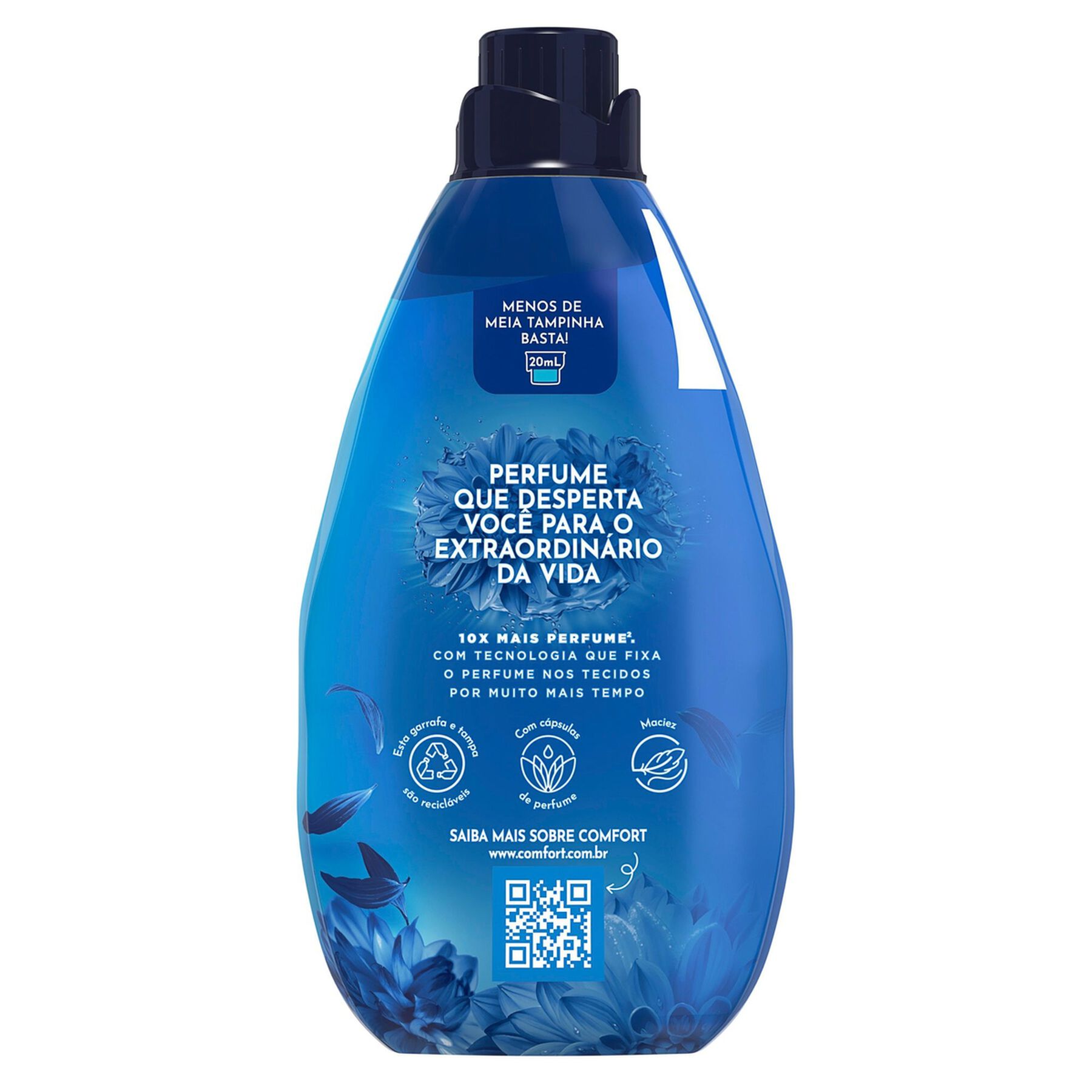 Amaciante de Roupa Concentrado Cuidado Essencial Comfort Frasco 1,5l - Embalagem Econ&ocirc;mica