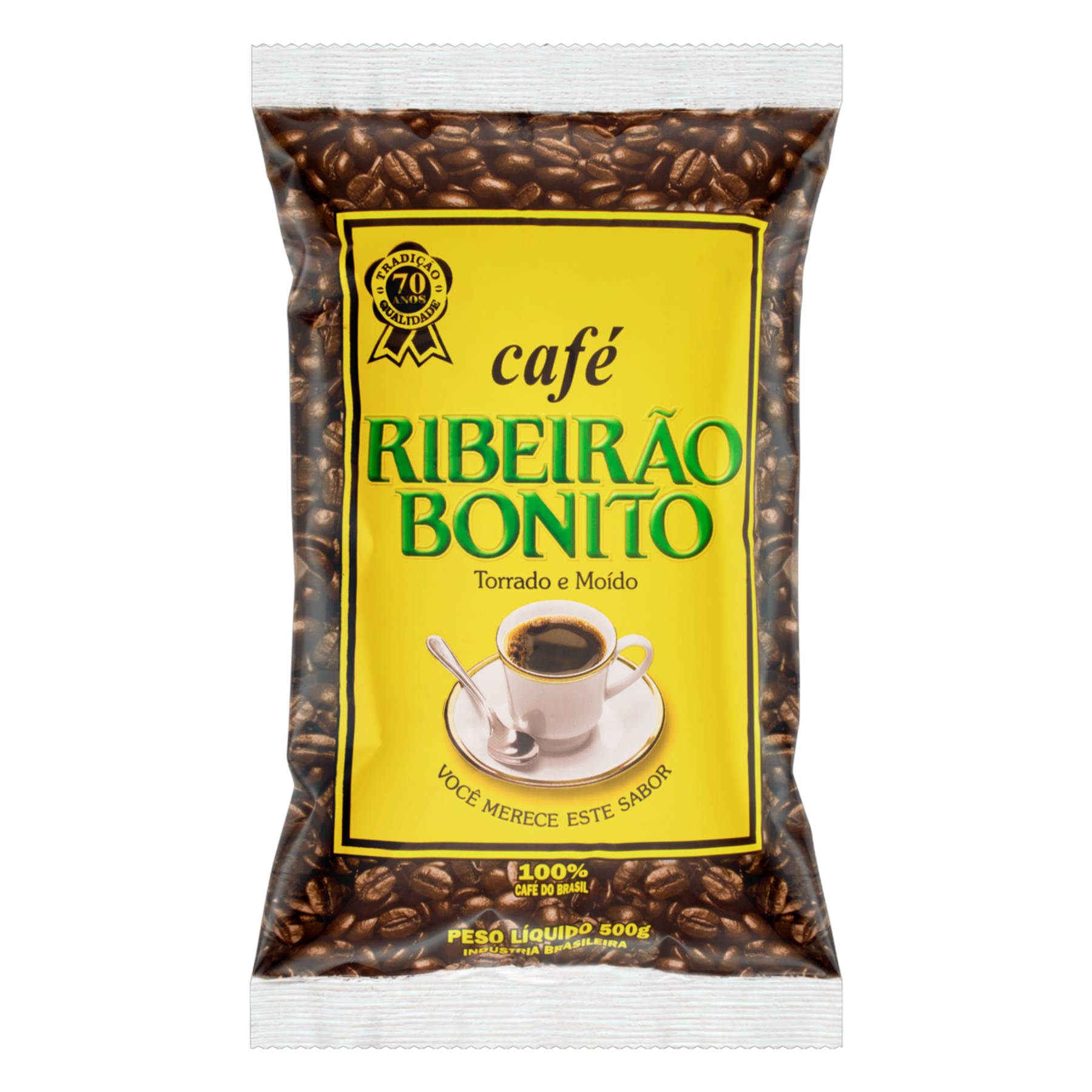 Café Torrado e Moído Ribeirão Bonito Pacote 500g