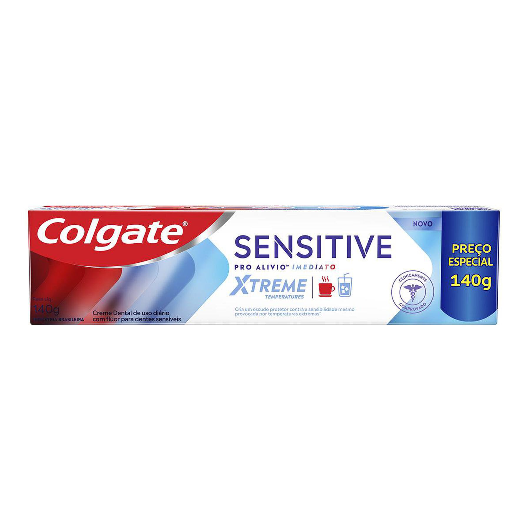 Creme Dental para Sensibilidade Pro Al&iacute;vio Imediato Xtreme Temperatures Sensitive Colgate 140g&nbsp;&nbsp;