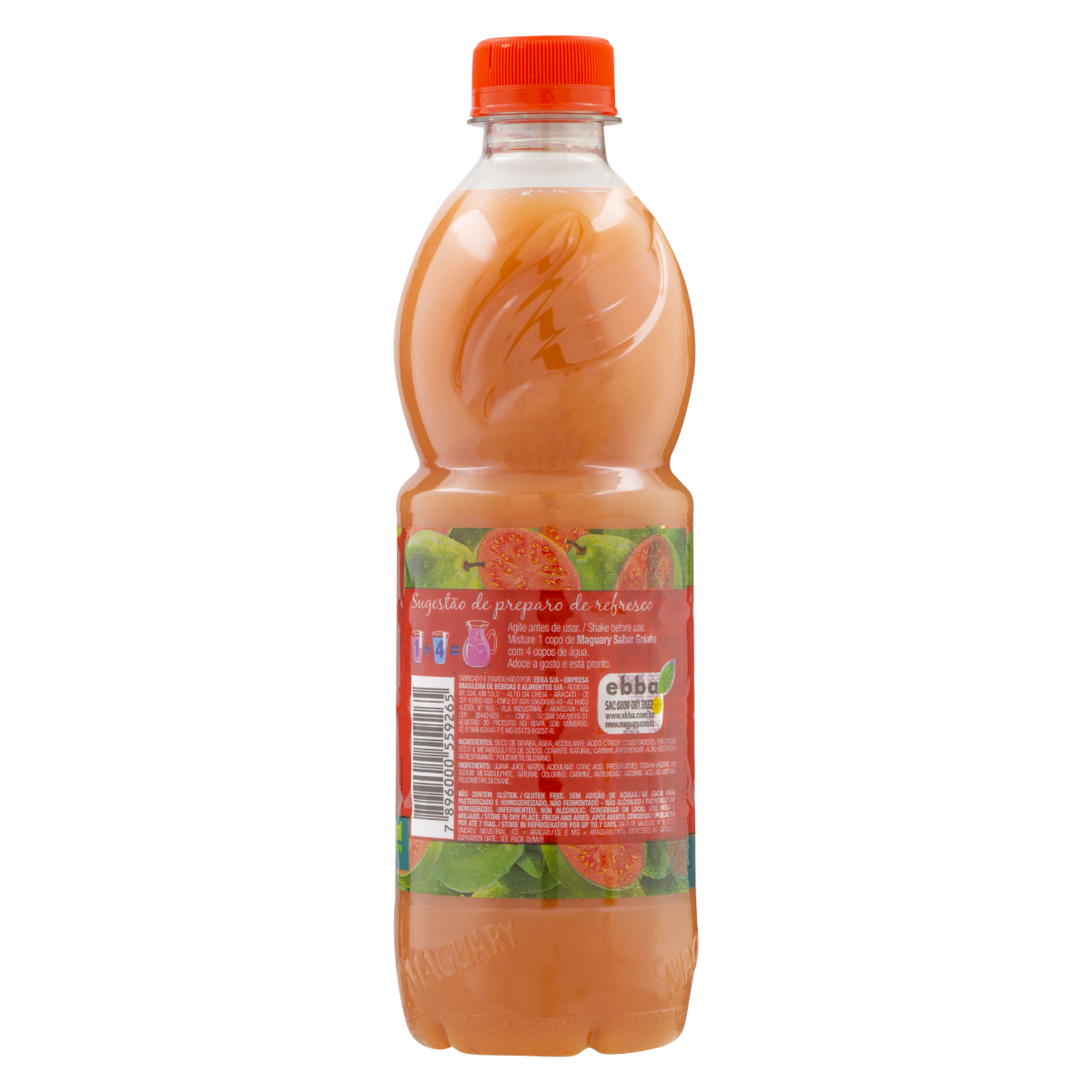 Suco Concentrado Goiaba Maguary Garrafa 500ml