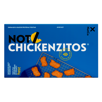 Empanado Vegetal Not Chickenzitos NotCo Caixa 250g C/10 Unidades