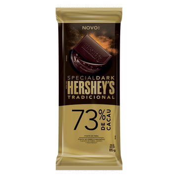 Chocolate Amargo 73% Cacau Tradicional Special Dark Hershey's Pacote 85g