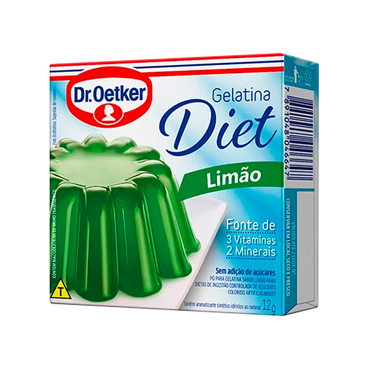 Gelatina Diet de Lim&atilde;o Dr. Oetker 12g