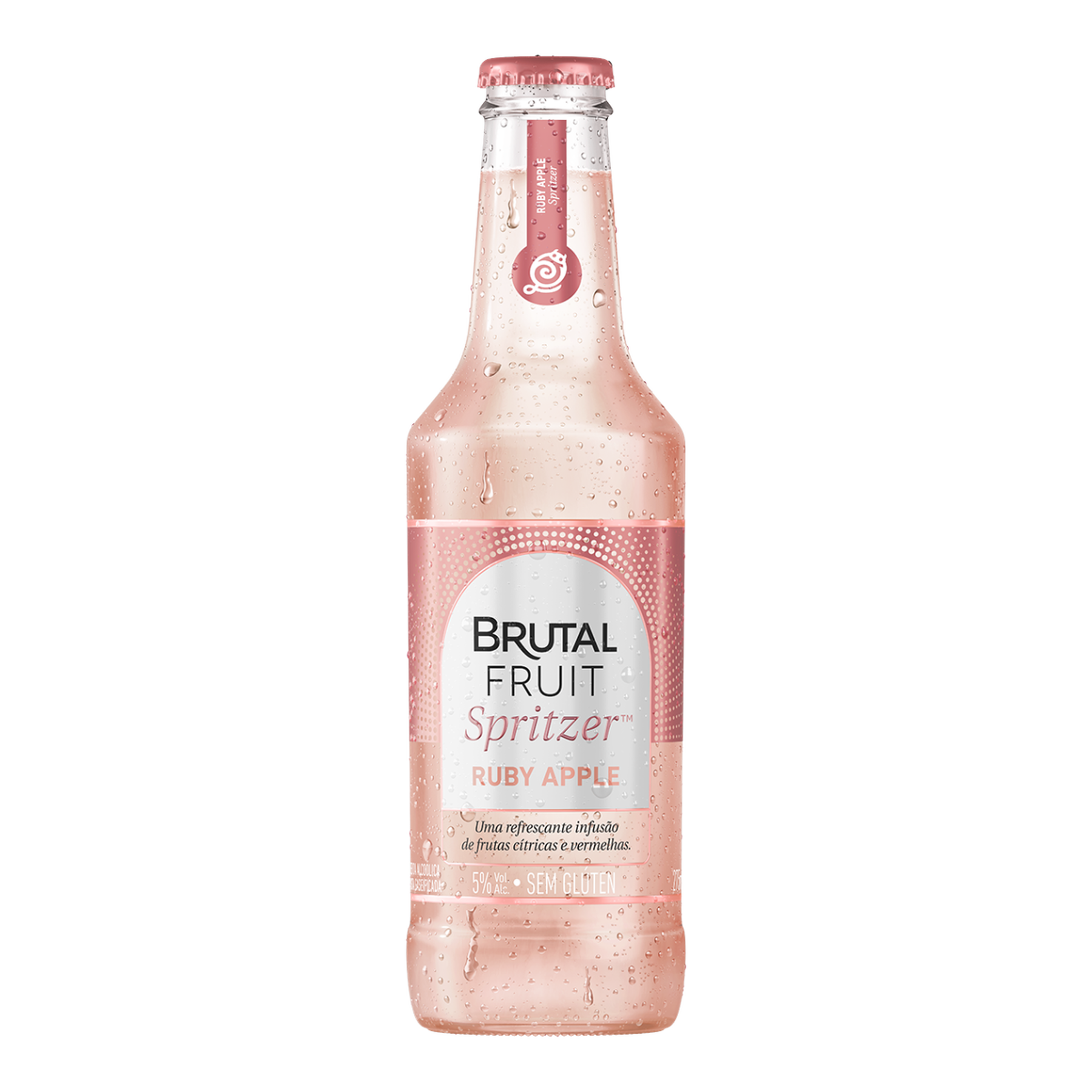 Bebida Mista Alco&oacute;lica Gaseificada Ruby Apple Brutal Fruit Spritzer Garrafa 275ml