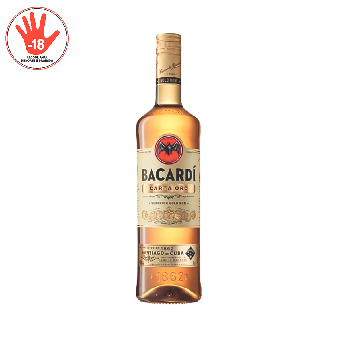 Rum Ouro Bacardi 980ml