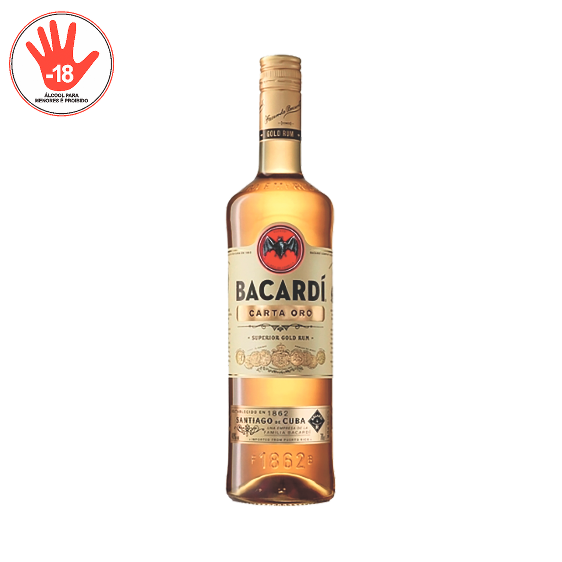 Rum Ouro Bacardi 980ml