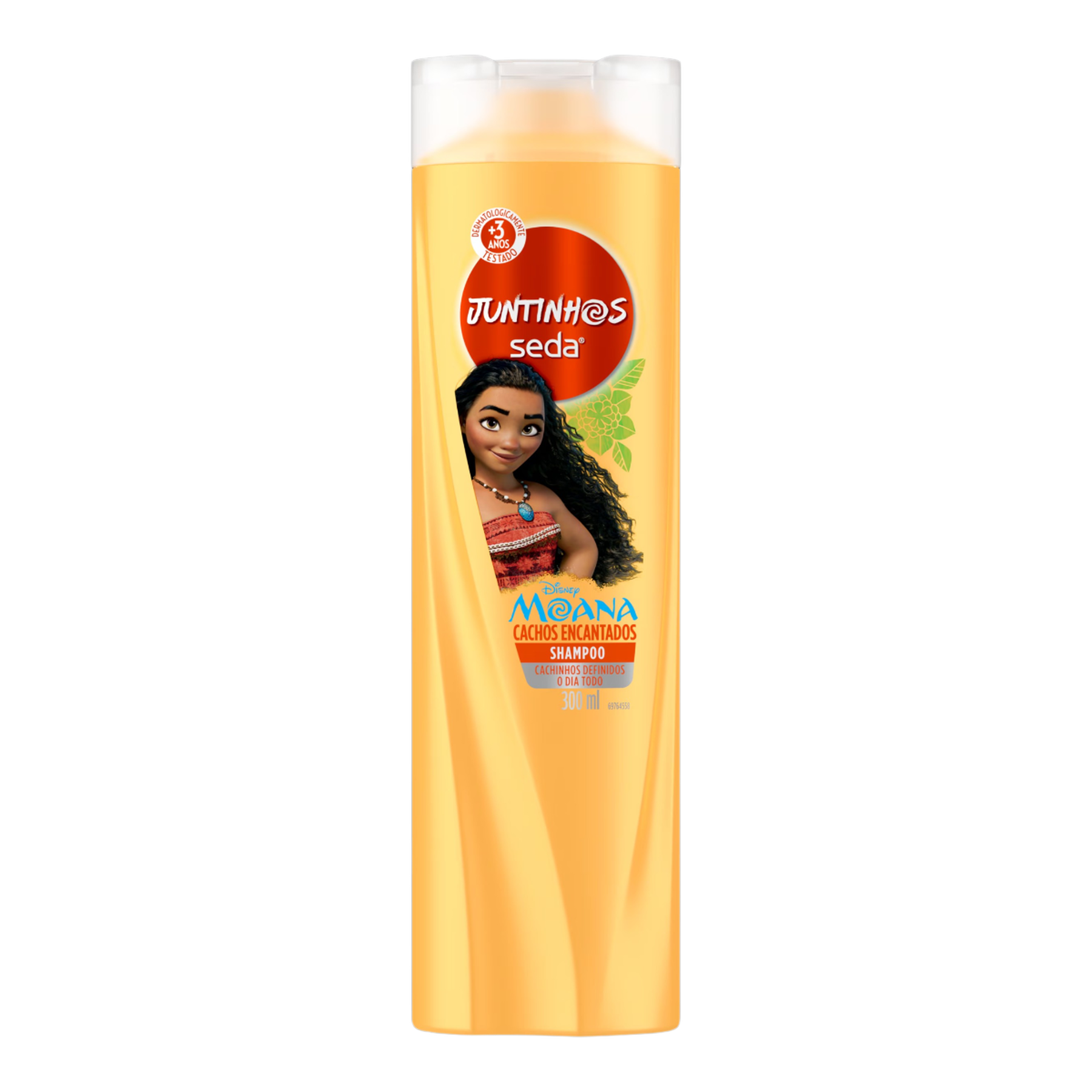 Shampoo Infantil Moana Cachos Encantados Seda Juntinhos Frasco 300ml