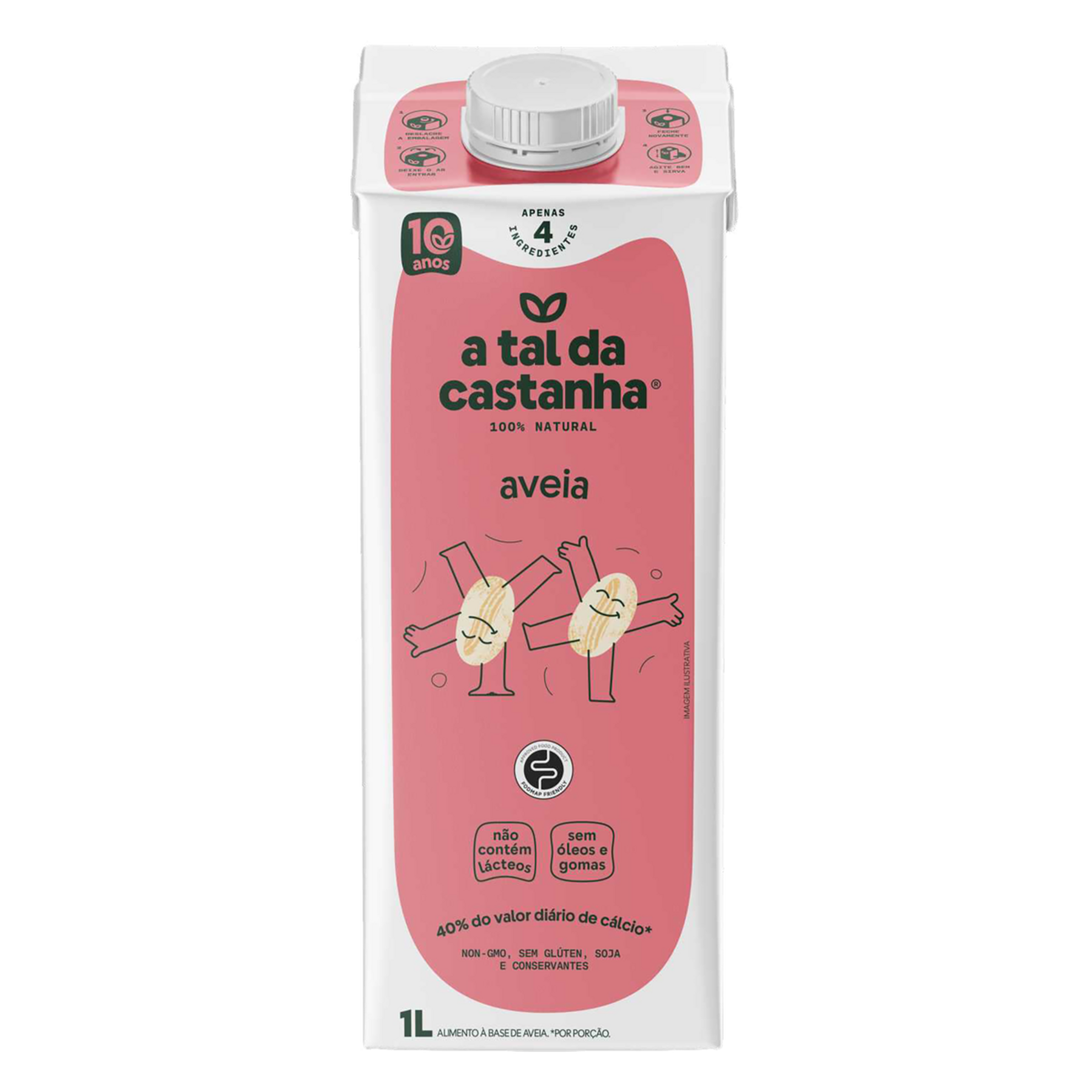 Bebida Aveia A Tal da Castanha 1l