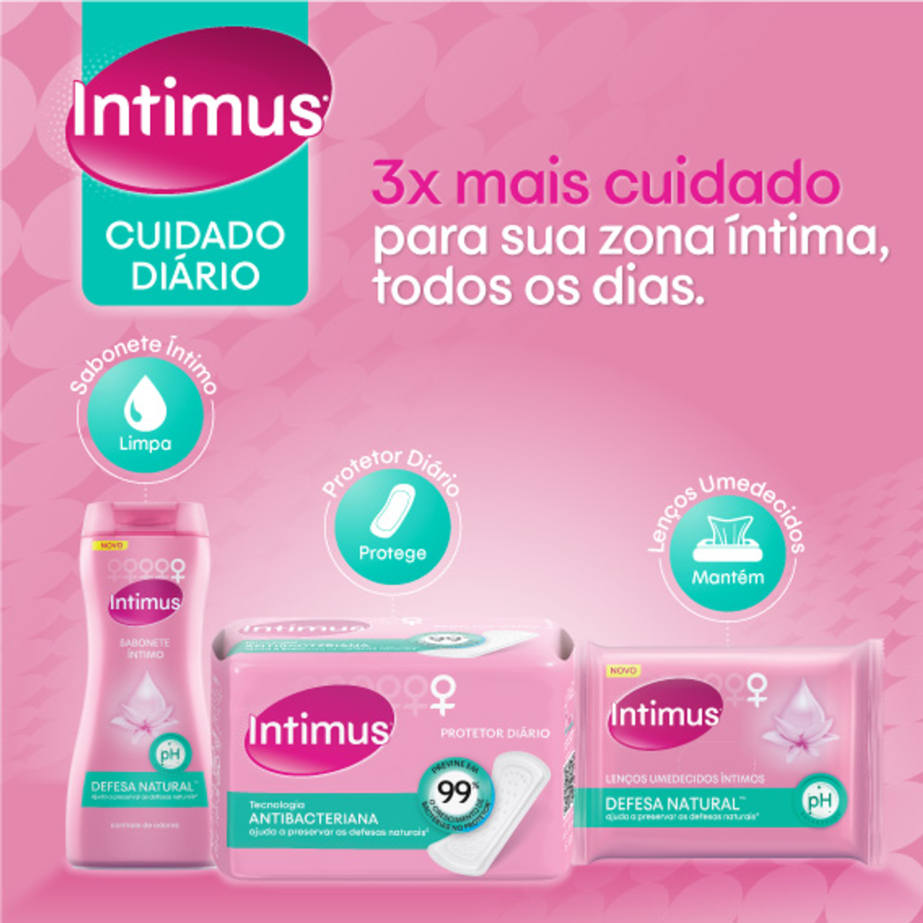 Lenço Umedecido Feminino Intimus Com 16