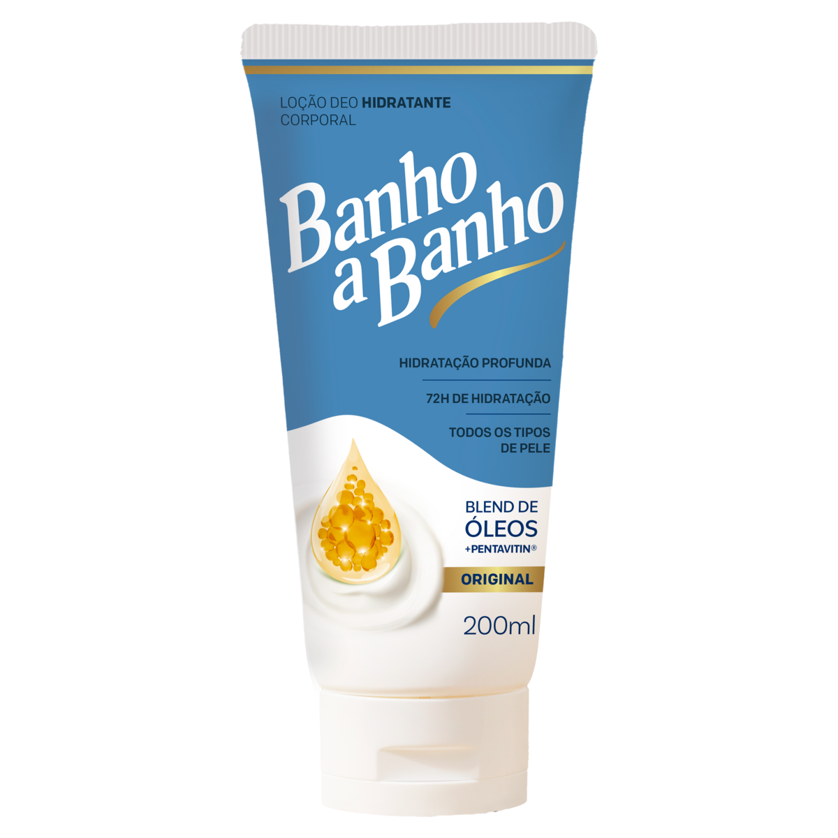 Lo&ccedil;&atilde;o Deo Hidratante Original Banho a Banho Bisnaga 200ml
