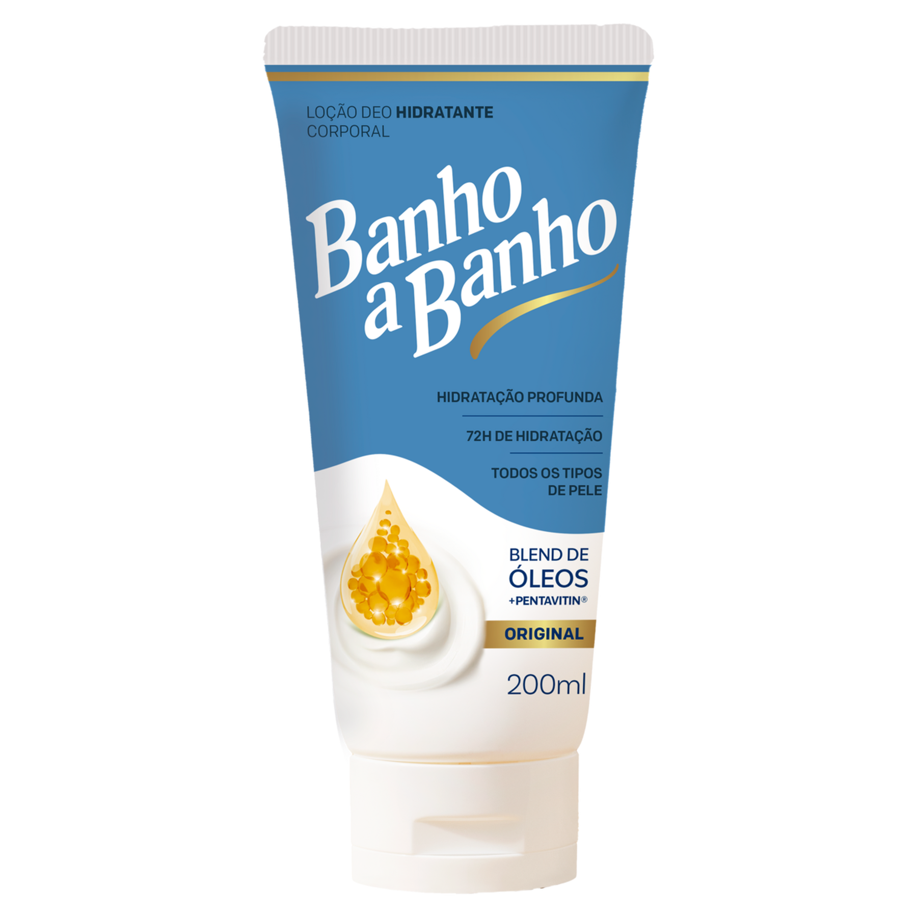 Lo&ccedil;&atilde;o Deo Hidratante Original Banho a Banho Bisnaga 200ml