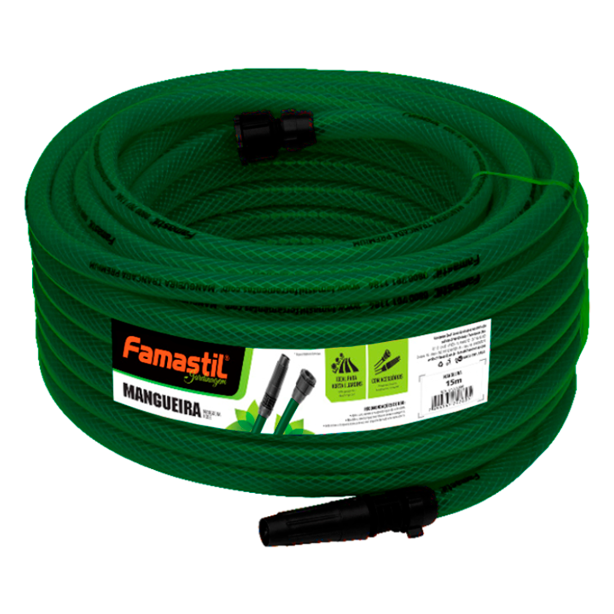 Kit Mangueira Verde Famastil 15m