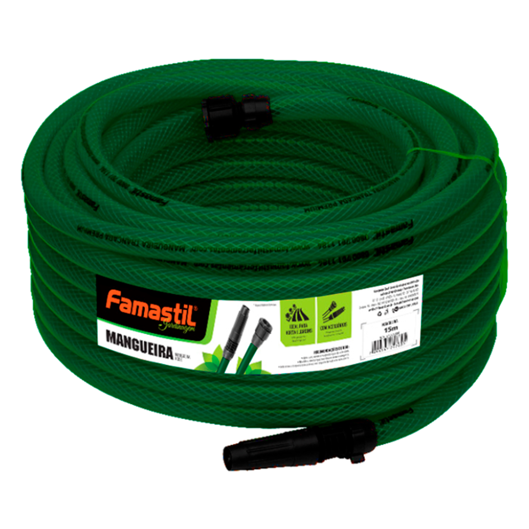 Kit Mangueira Verde Famastil 15m