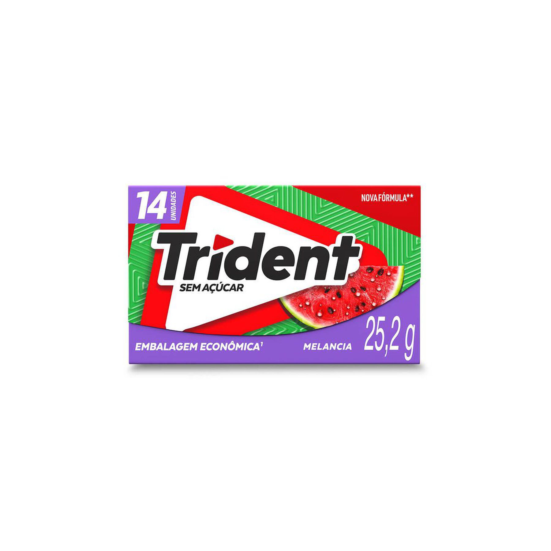 Chiclete Trident Melancia 25,2g - Embalagem Econômica 14 unid.