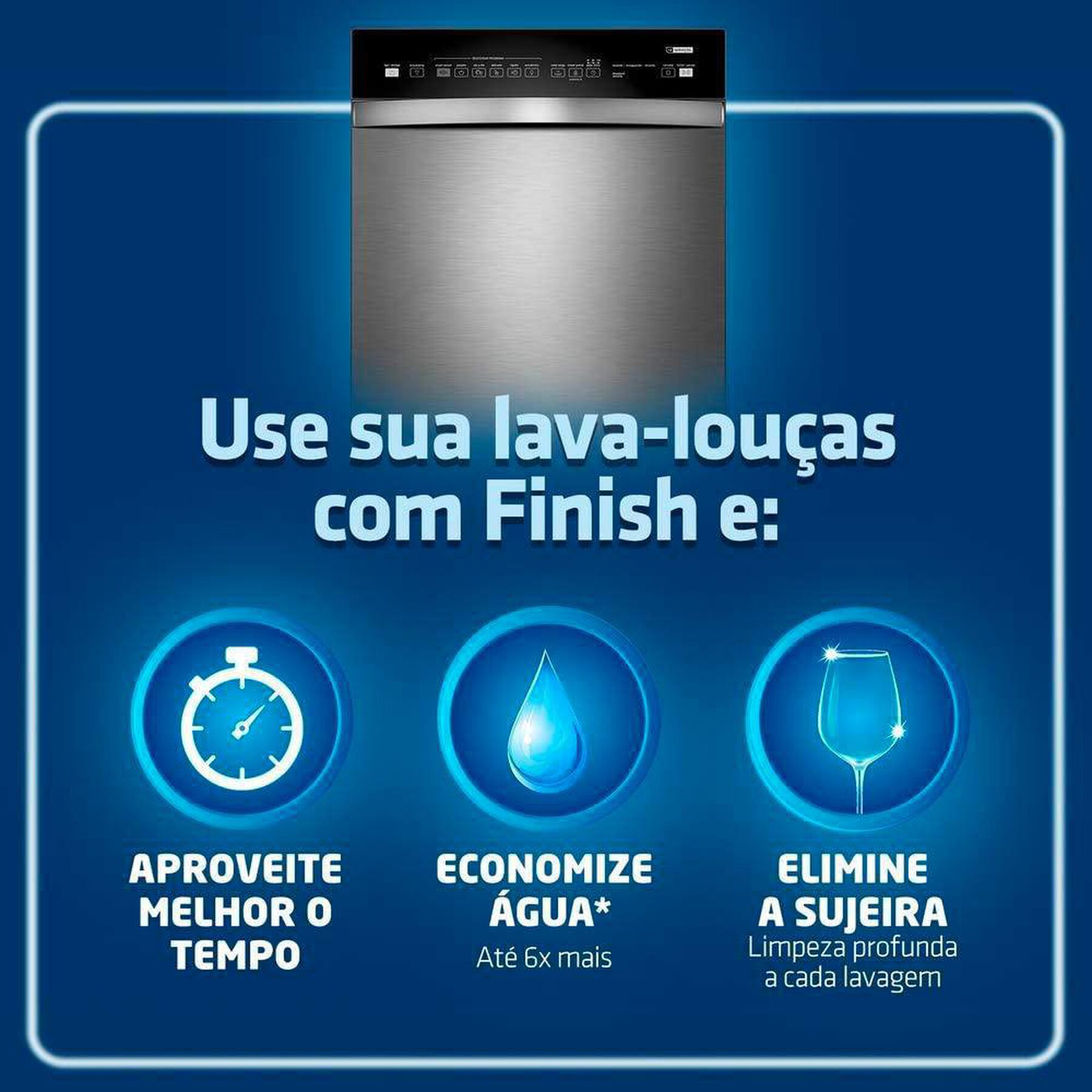Secante Abrilhantador para M&aacute;quina de Lavar Lou&ccedil;as Finish Frasco 250ml