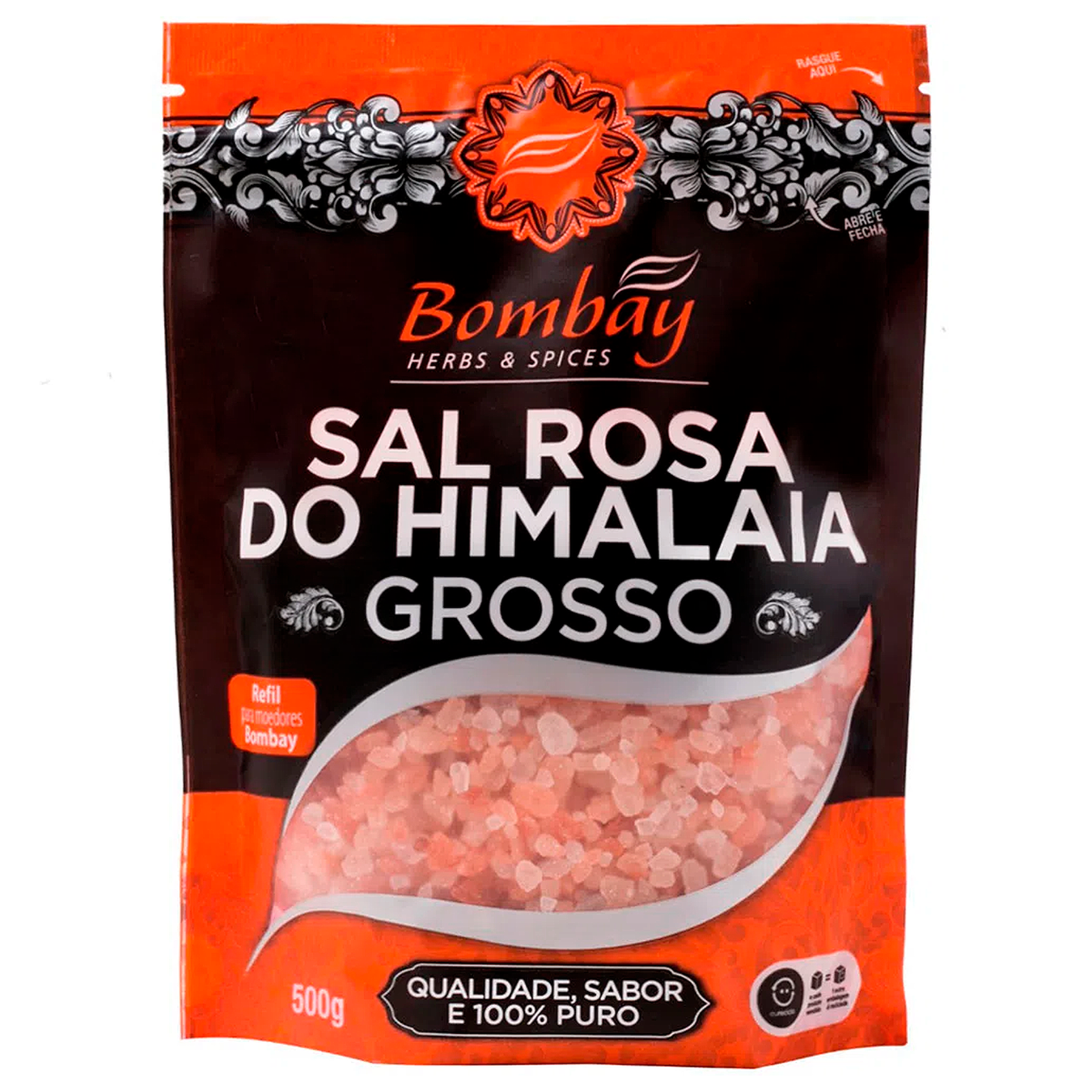 Sal Rosa do Himalaia Grosso Bombay 500g