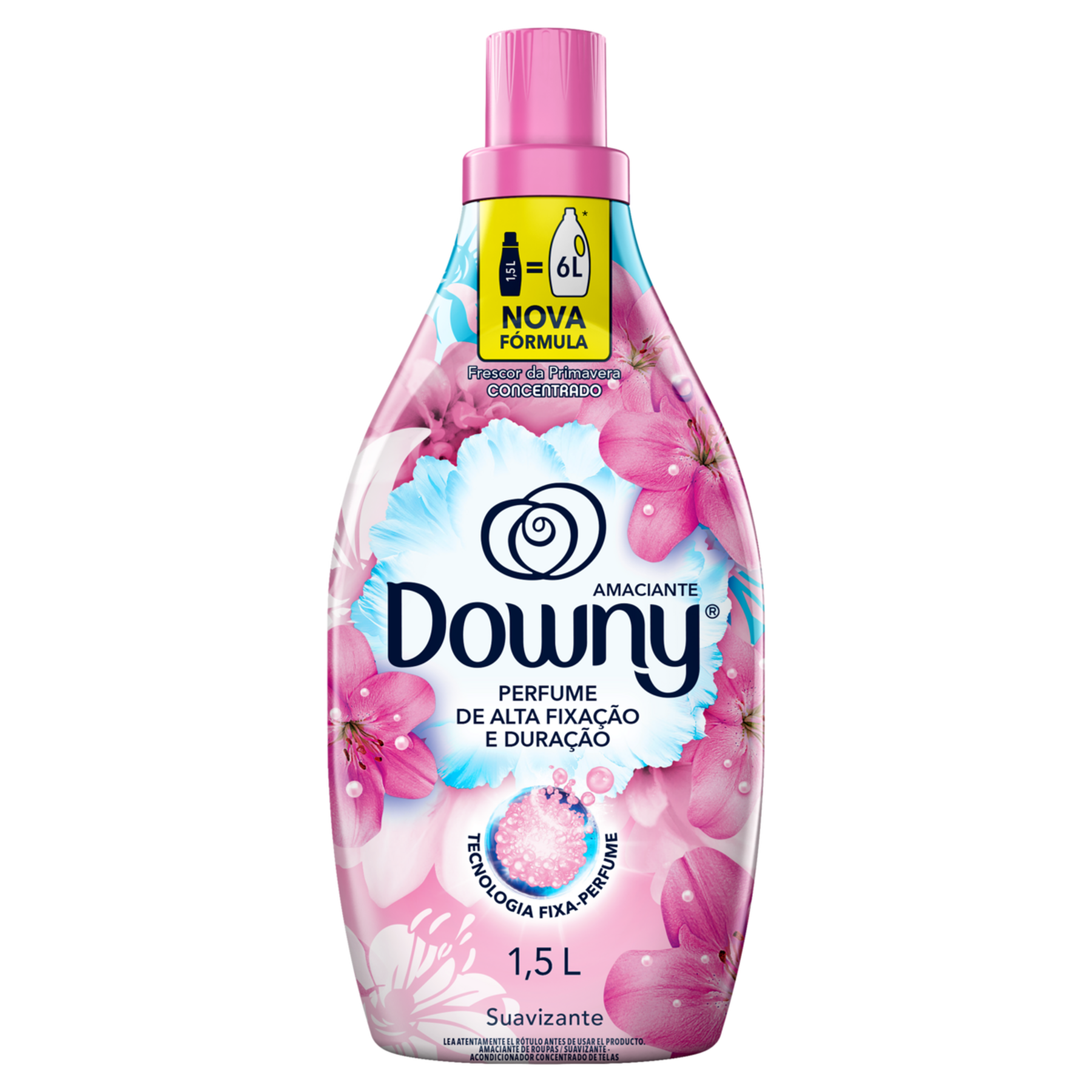 Amaciante de Roupa Concentrado Frescor da Primavera Downy Frasco 1,5l