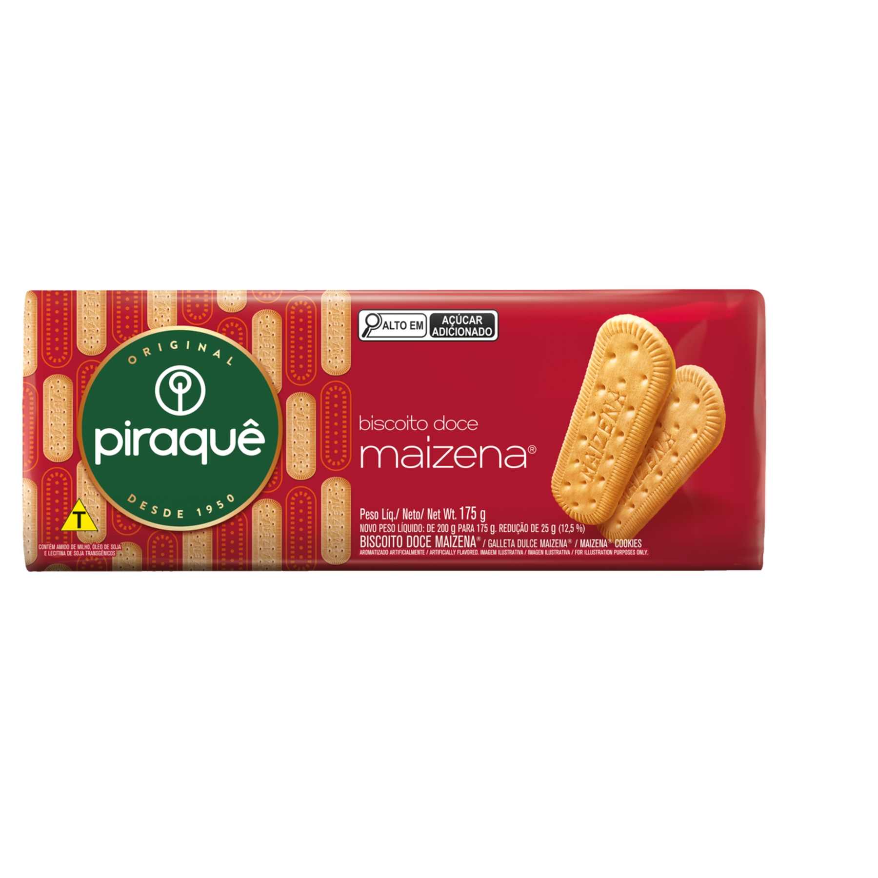 Biscoito Maizena Piraquê Pacote 175g