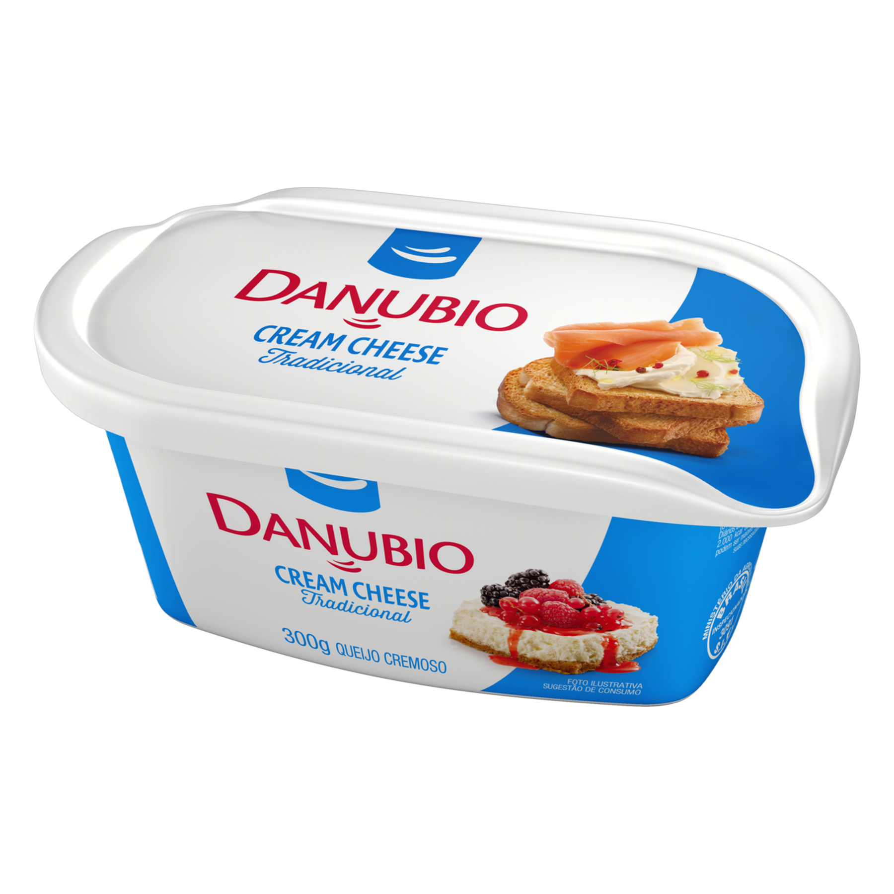 Queijo Cream Cheese Tradicional Danubio Pote 300g