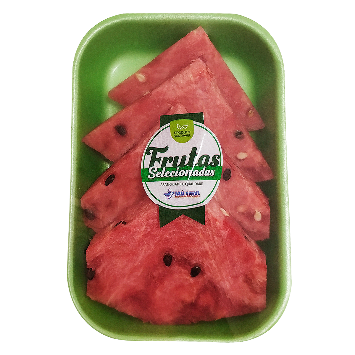 Mel&acirc;ncia Fatiada Sem Casca Bandeja aprox. 550g