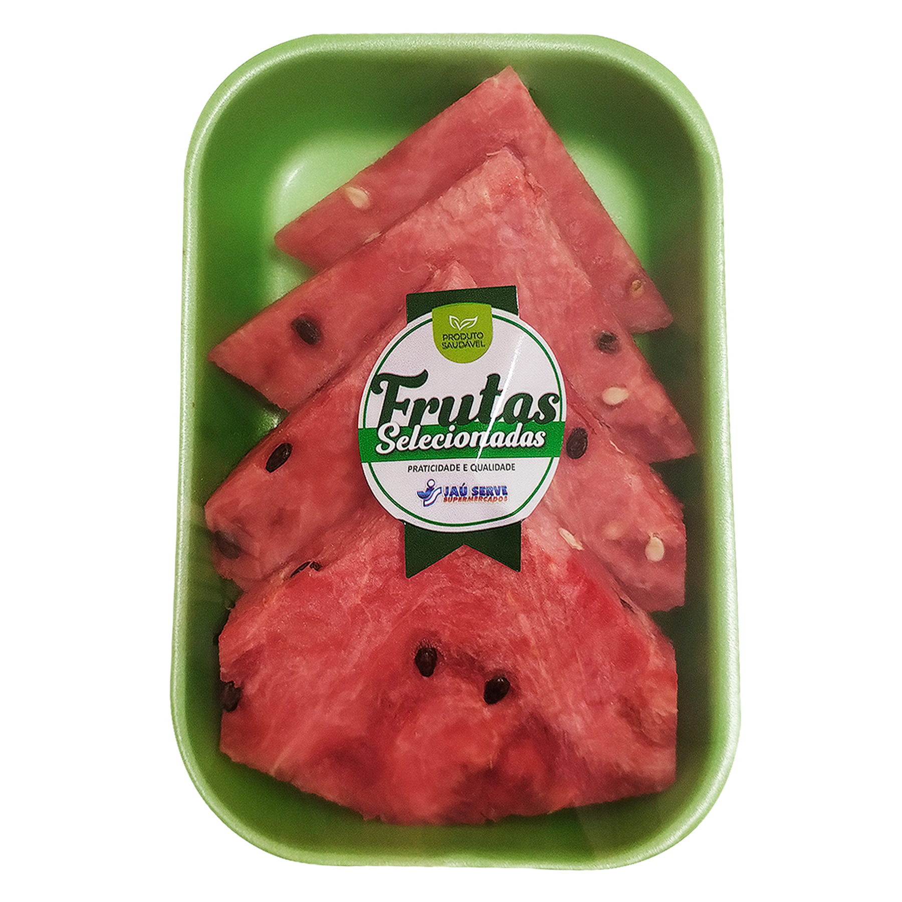 Mel&acirc;ncia Fatiada Sem Casca Bandeja aprox. 550g