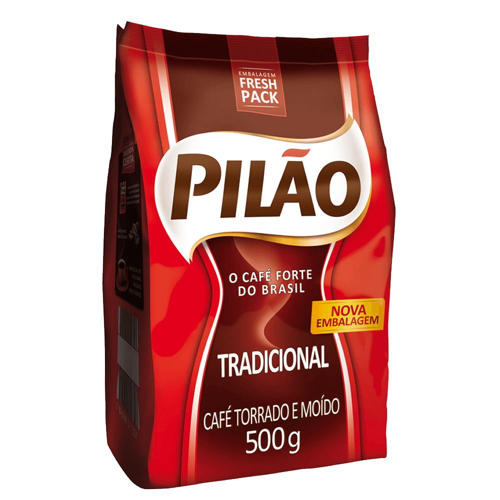 Caf&eacute; Torrado e Mo&iacute;do Tradicional Pil&atilde;o Pacote Fresh Pack 500g