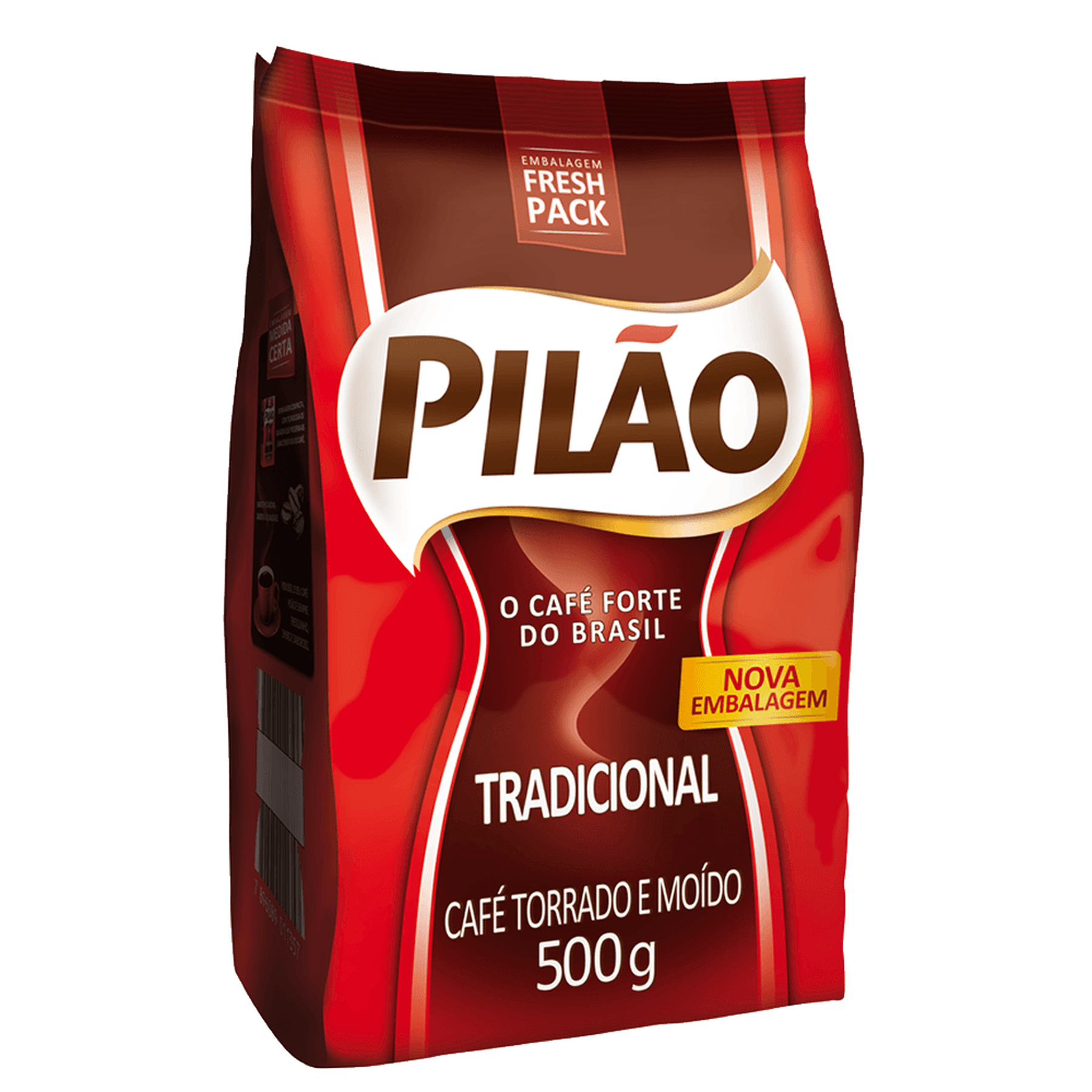 Caf&eacute; Torrado e Mo&iacute;do Tradicional Pil&atilde;o Pacote Fresh Pack 500g