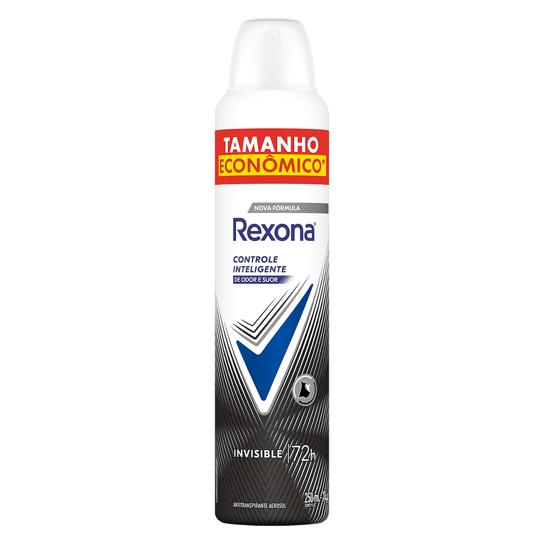 Desodorante Antitranspirante Aerossol Rexona Invisible 250ml