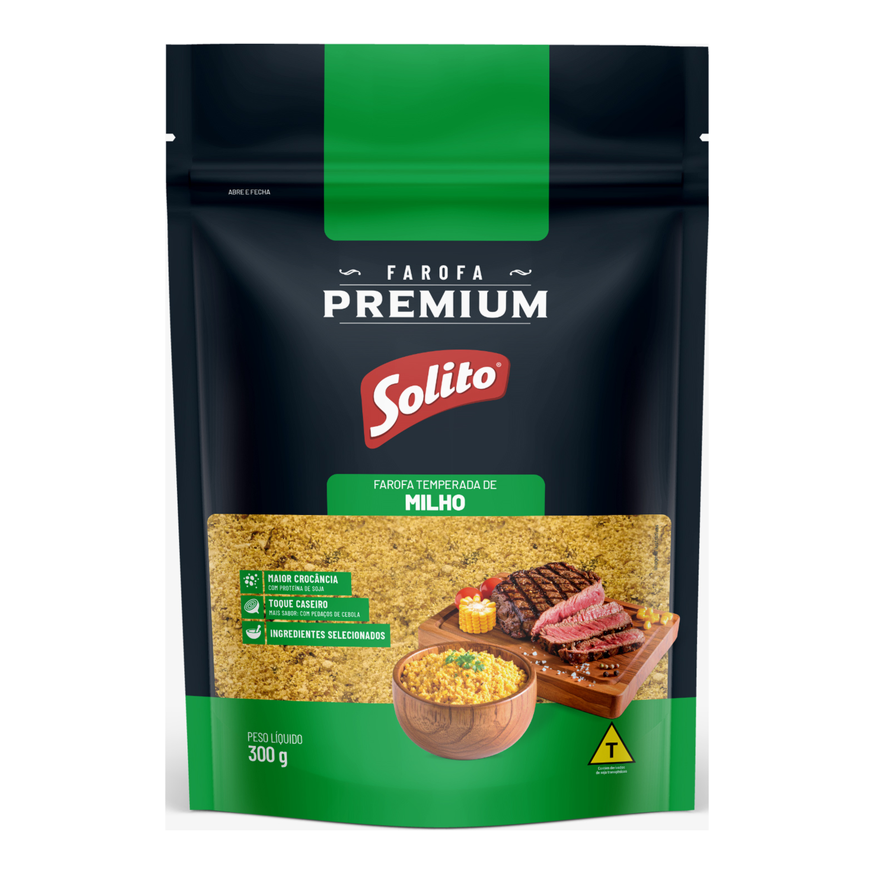 Farofa de Milho Solito Premium Pouch 300g