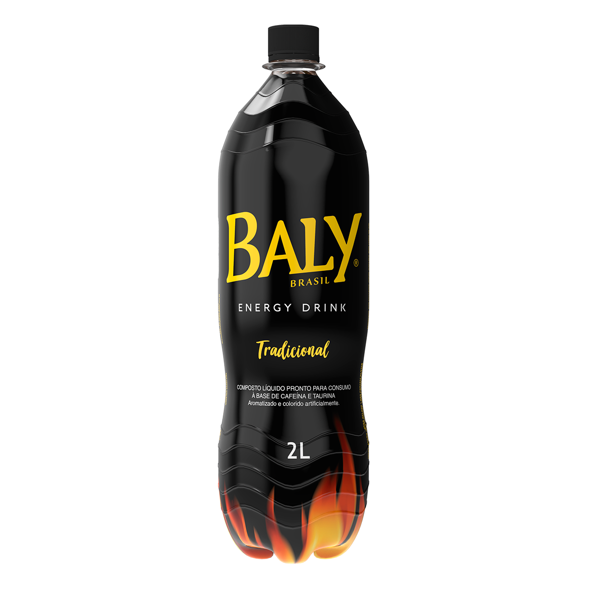 Energ&eacute;tico Tradicional Baly Brasil Garrafa 2l