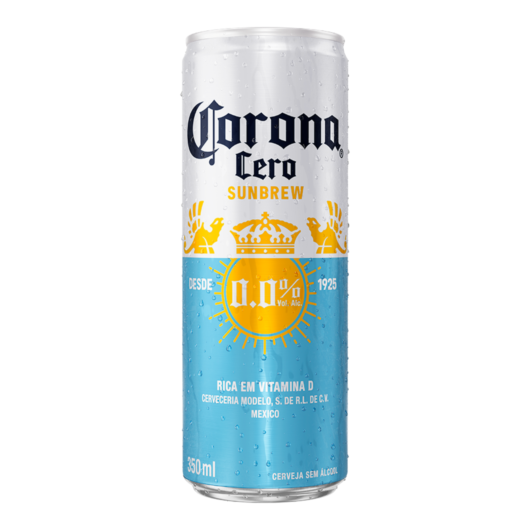 Cerveja Cero Sunbrew Zero &Aacute;lcool Corona Lata 350ml