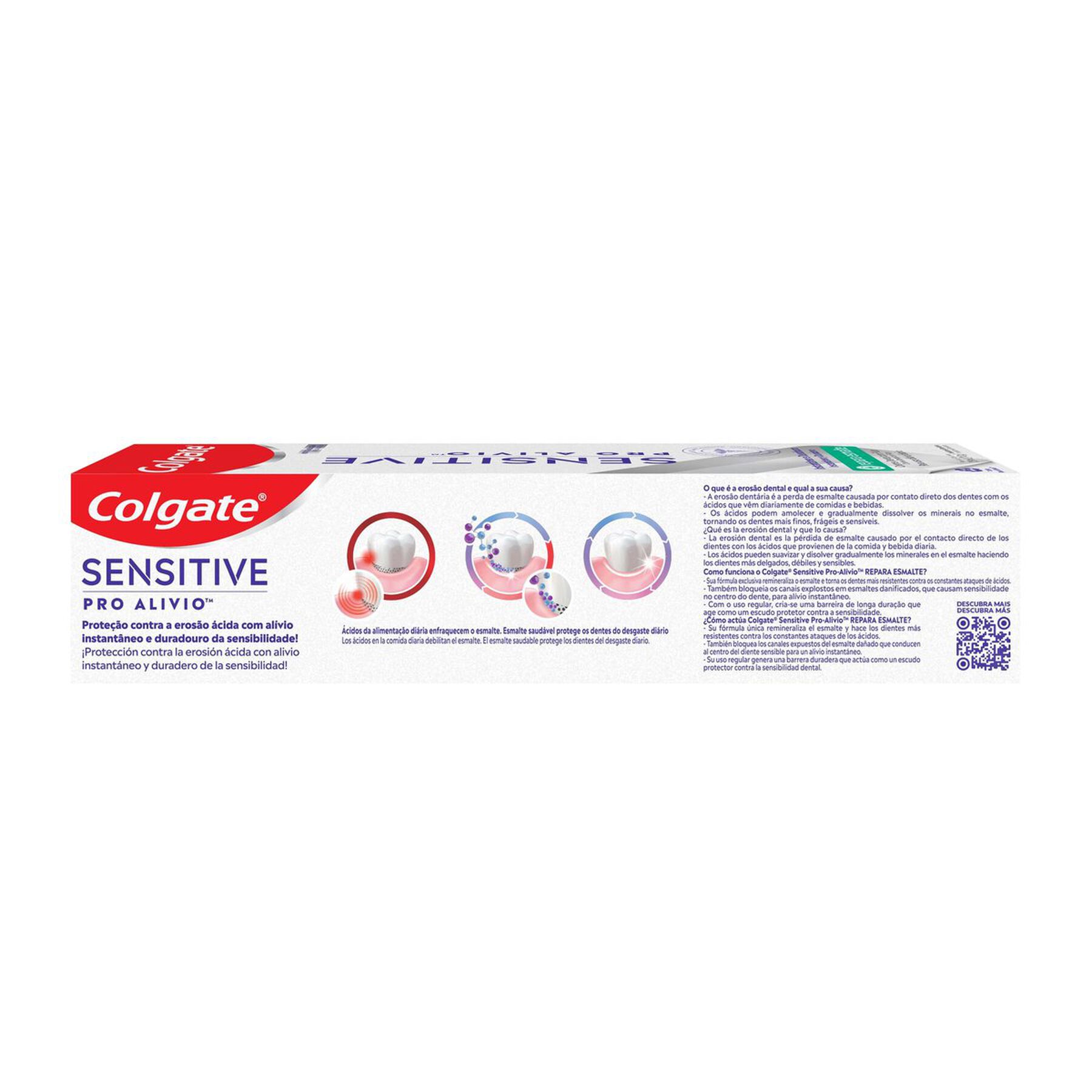 Creme Dental Para Sensibilidade Colgate Sensitive Pro Alívio Repara Esmalte 110g