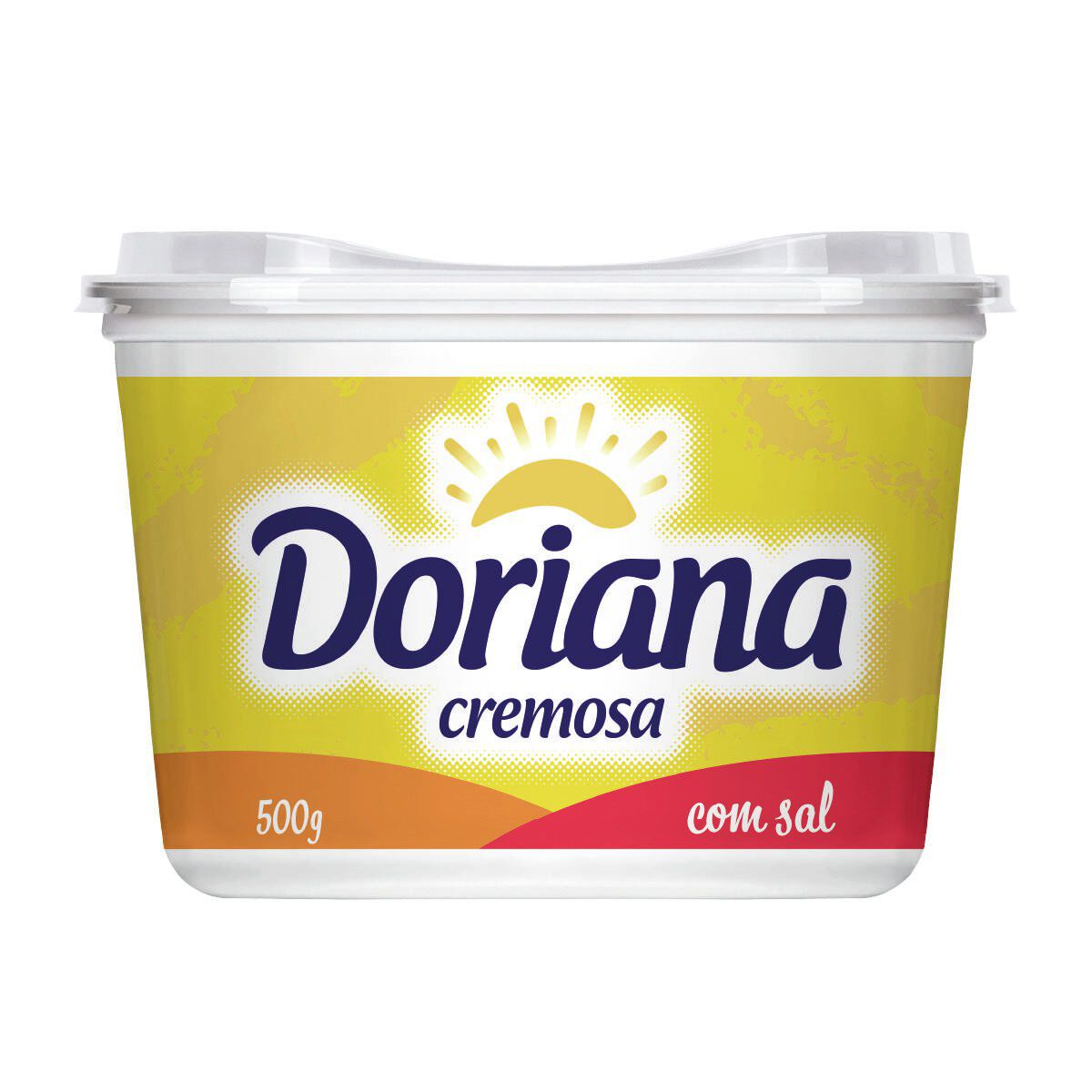 Margarina Cremosa com Sal Doriana Pote 500g&nbsp;