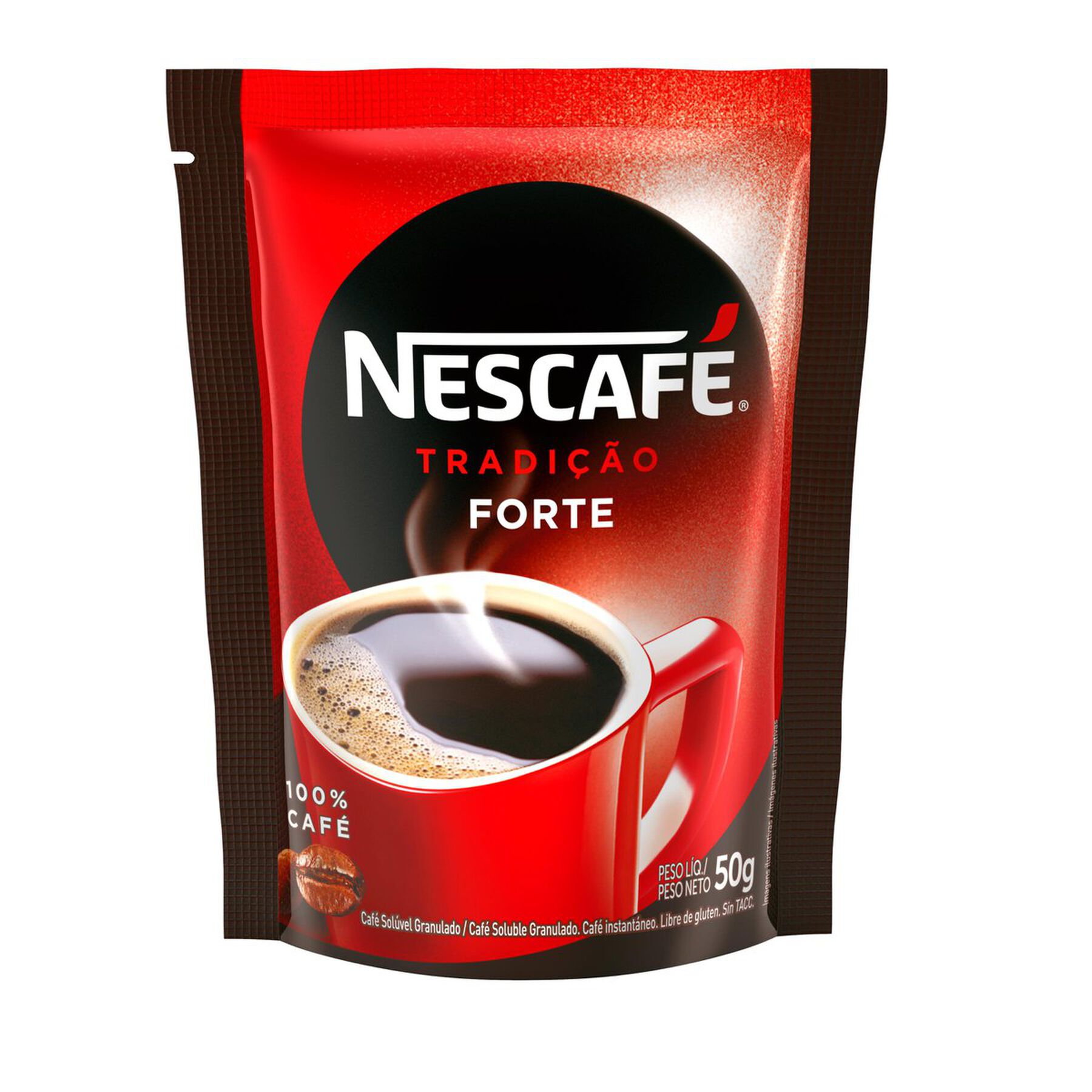 Café Solúvel Forte Nescafé Tradição Sachê 50g